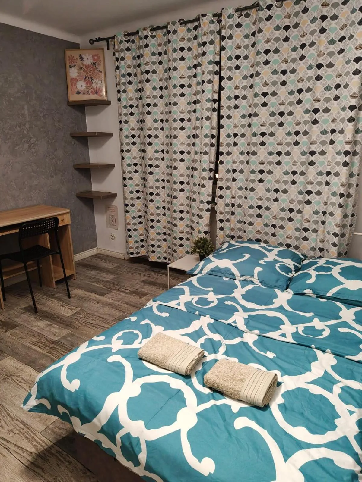 Bed in Kwadrat B&B Jałowego