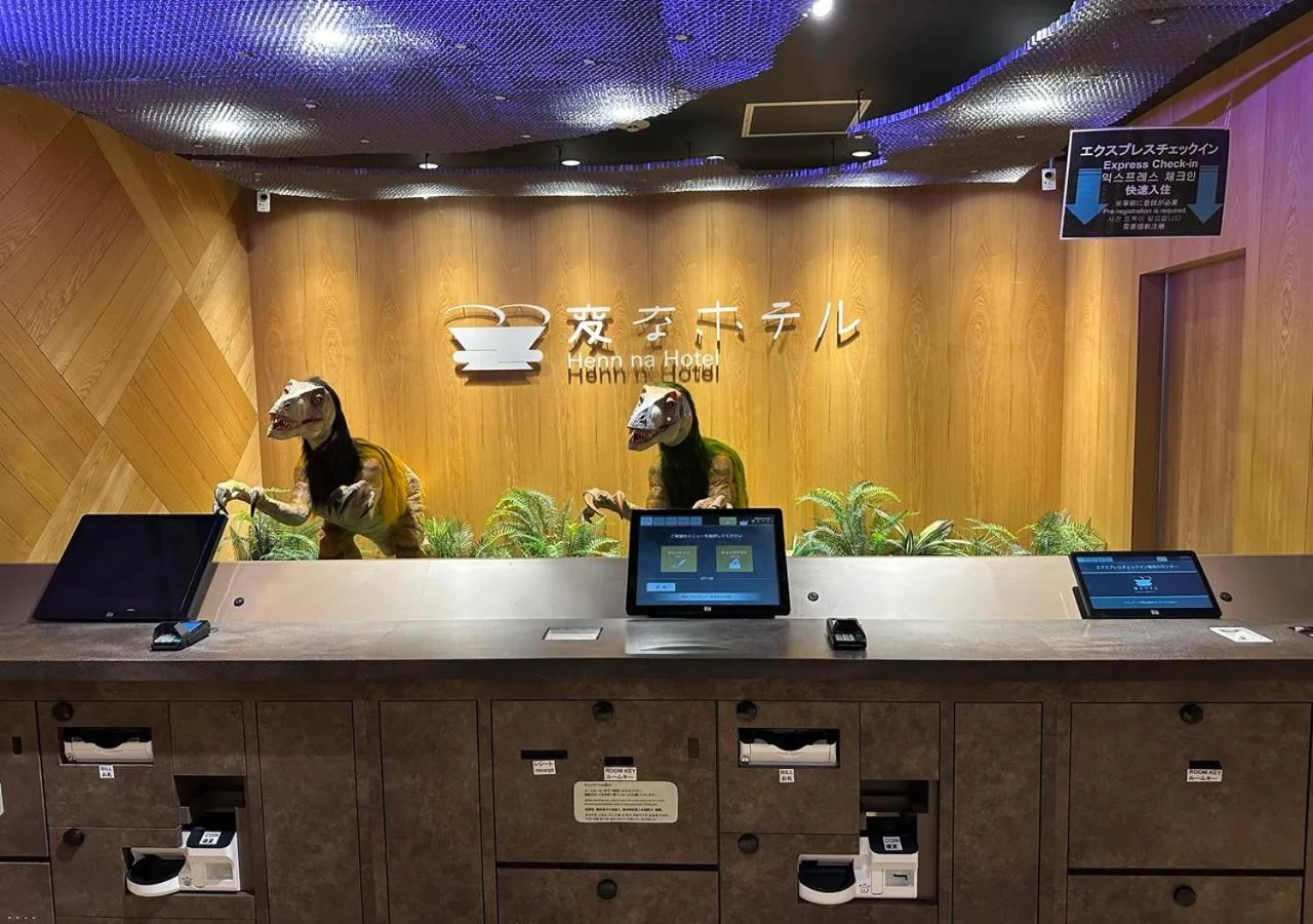 Lobby or reception in Henn na Hotel Osaka Namba