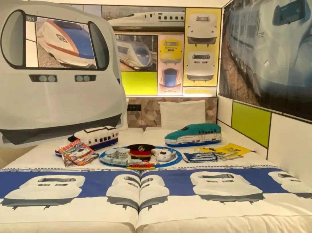 Bed in Henn na Hotel Osaka Shinsaibashi Bed in Henn na Hotel Osaka Shinsaibashi