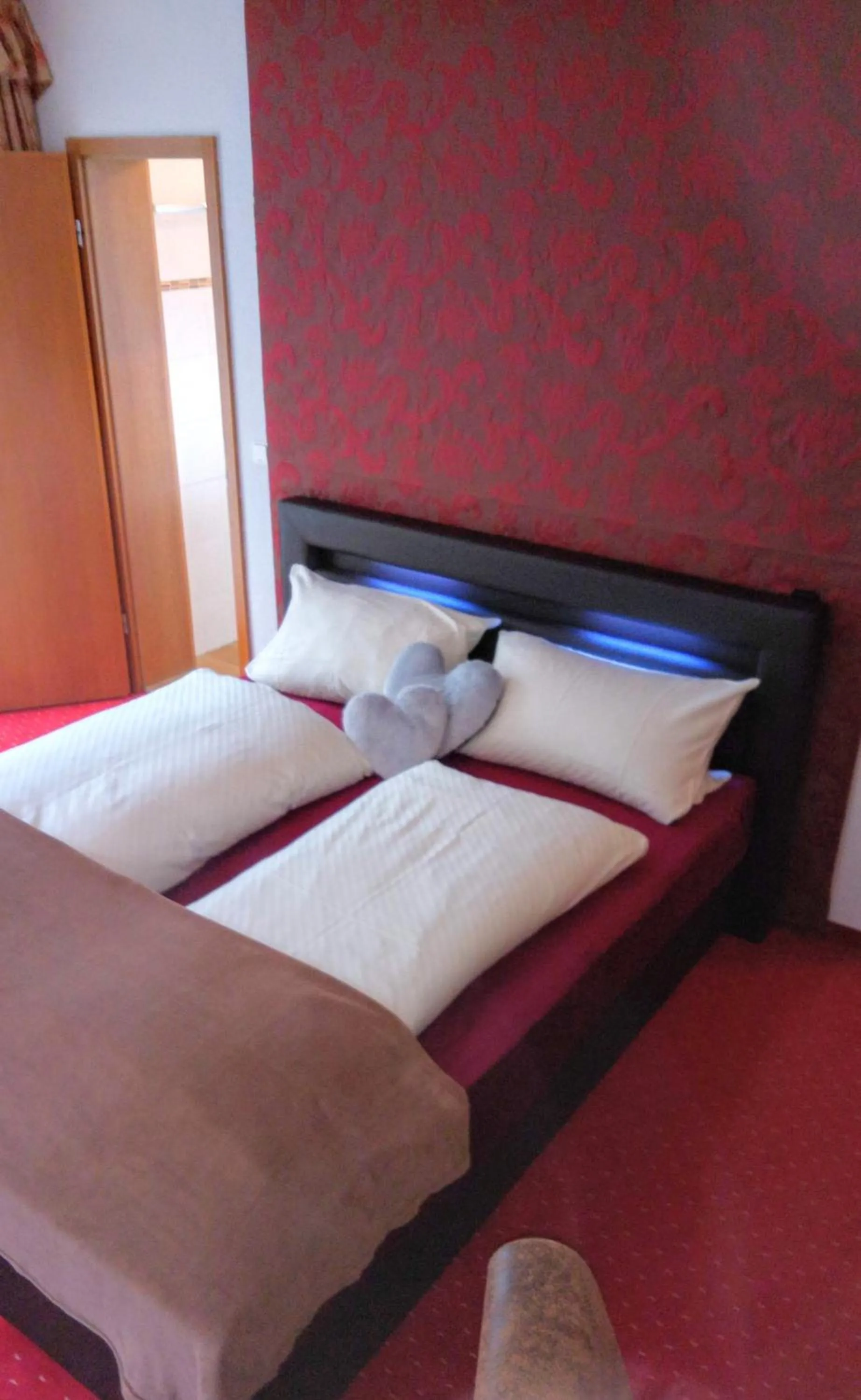 Decorative detail, Bed in Tourist Hotel Boehm