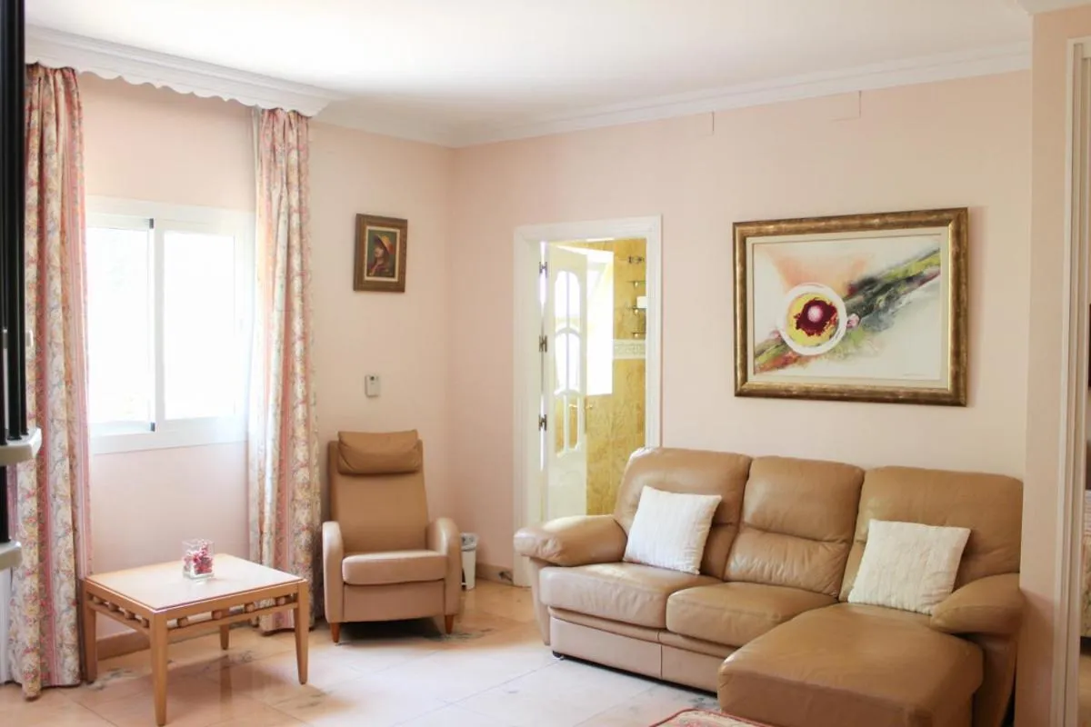 Seating area in Hotel Paraíso Del Mar