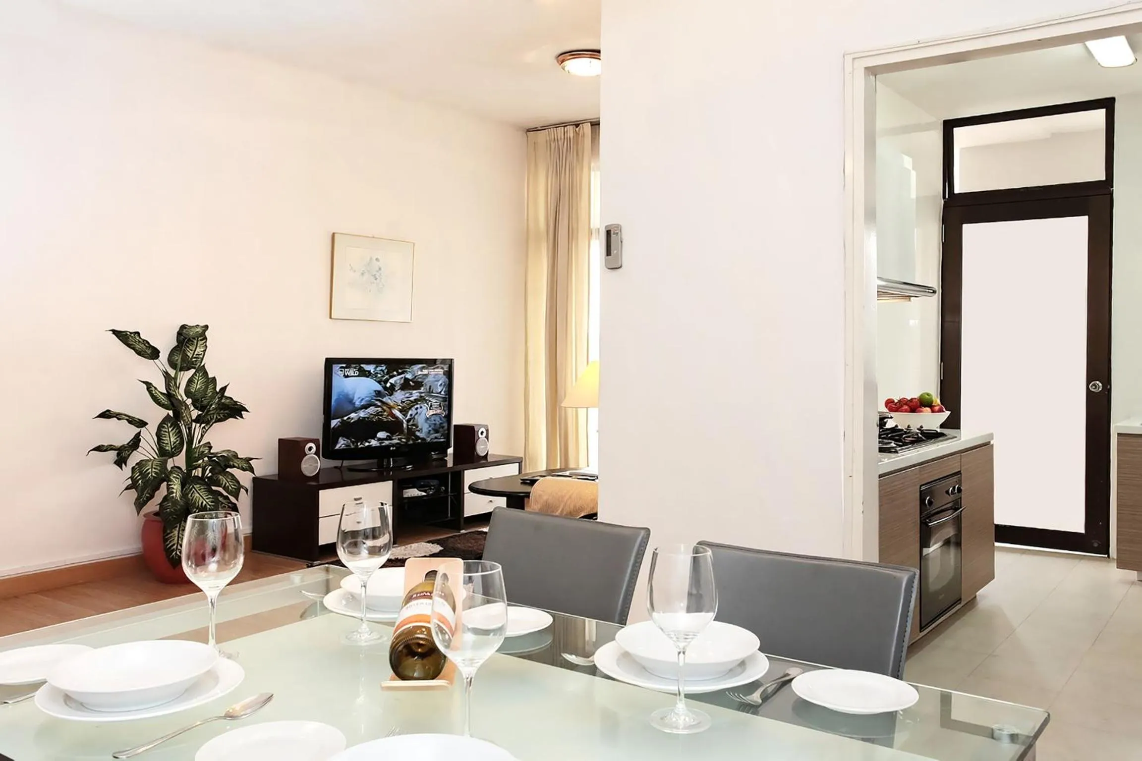 Living room in Far East Plaza Residences by Far East Hospitality