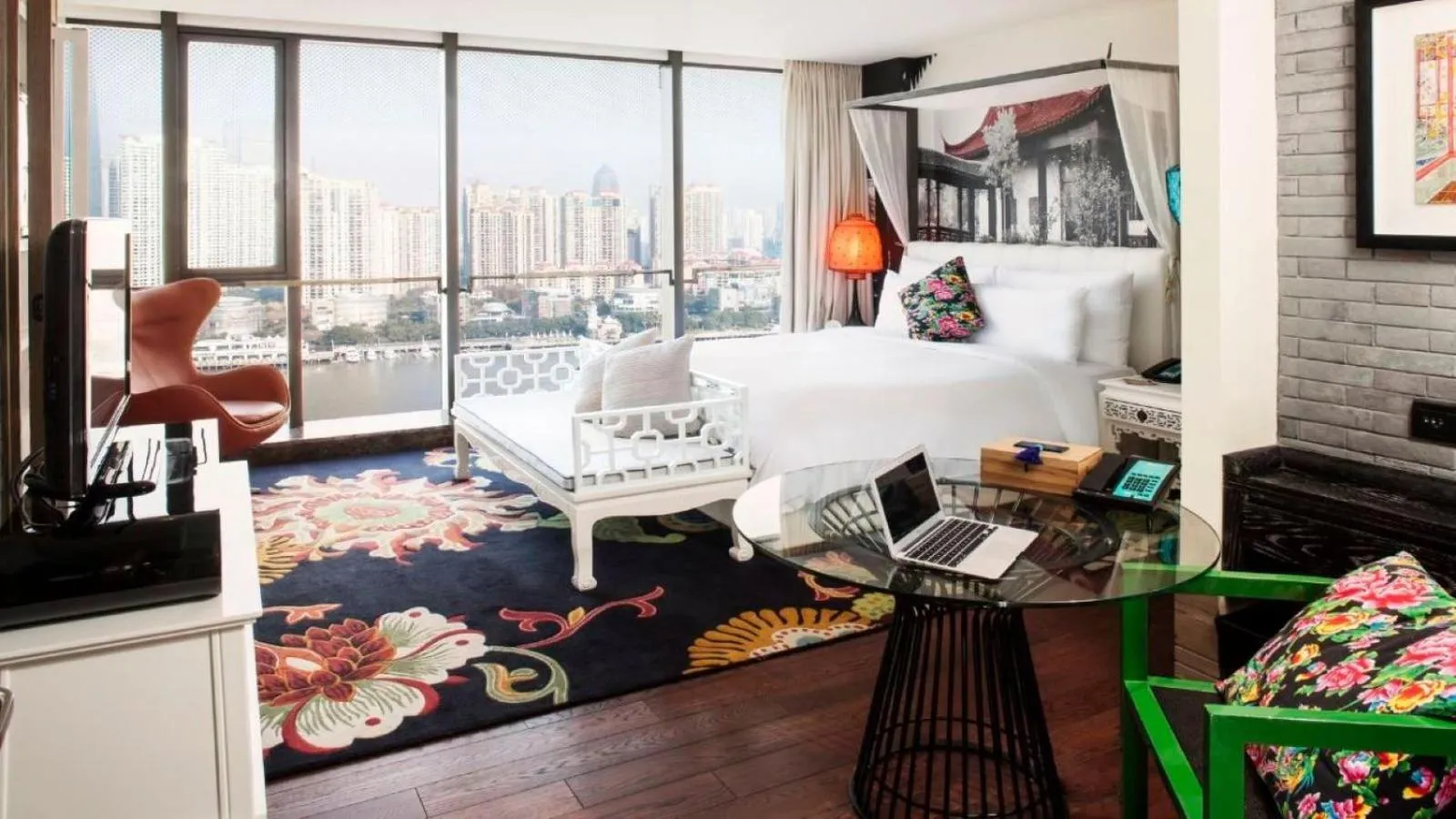 Bedroom in Hotel Indigo Shanghai On The Bund by IHG