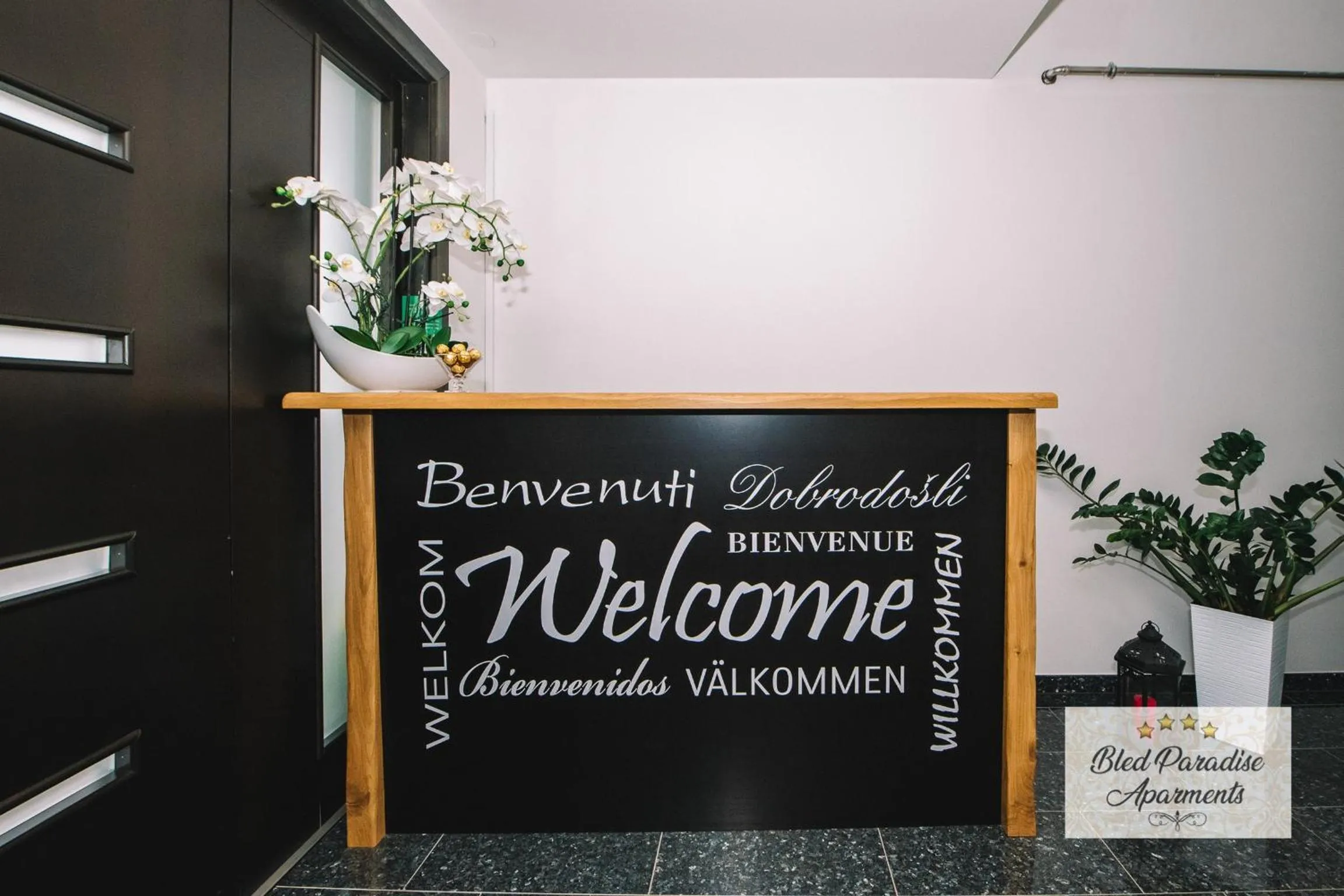 Lobby or reception in Bled Paradise Apartments