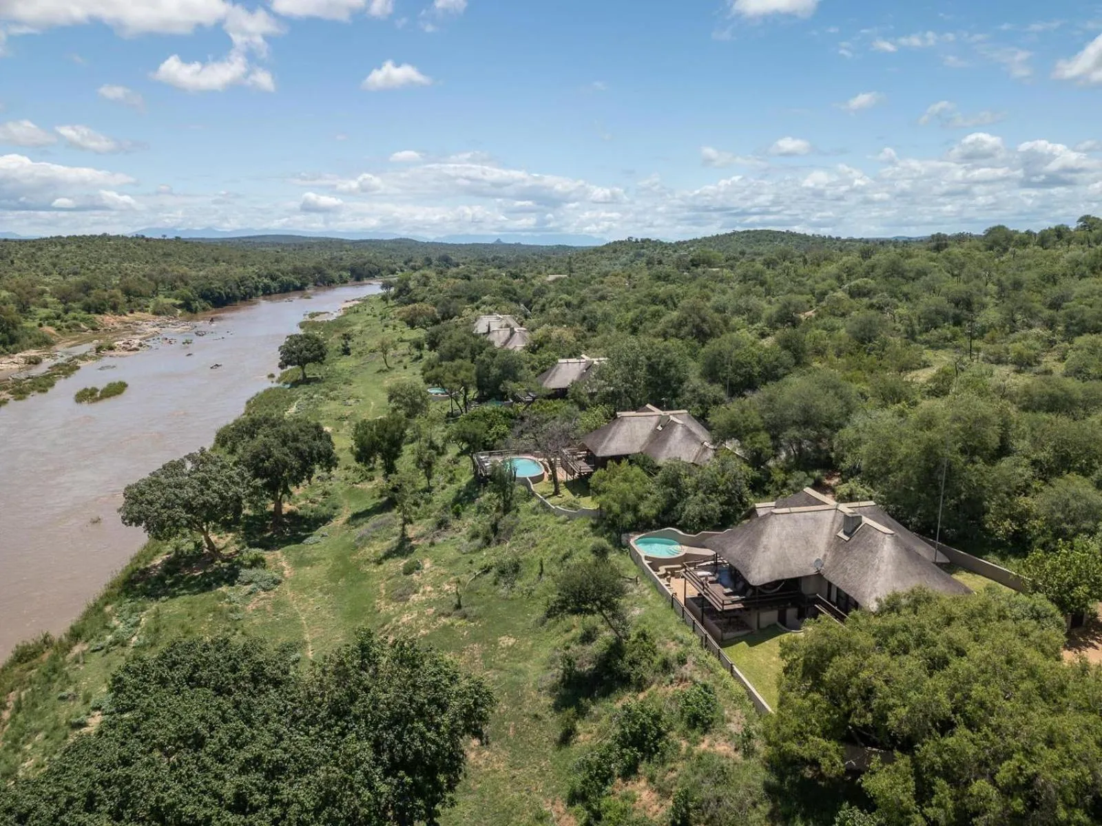 River view in Nyati Safari Lodge