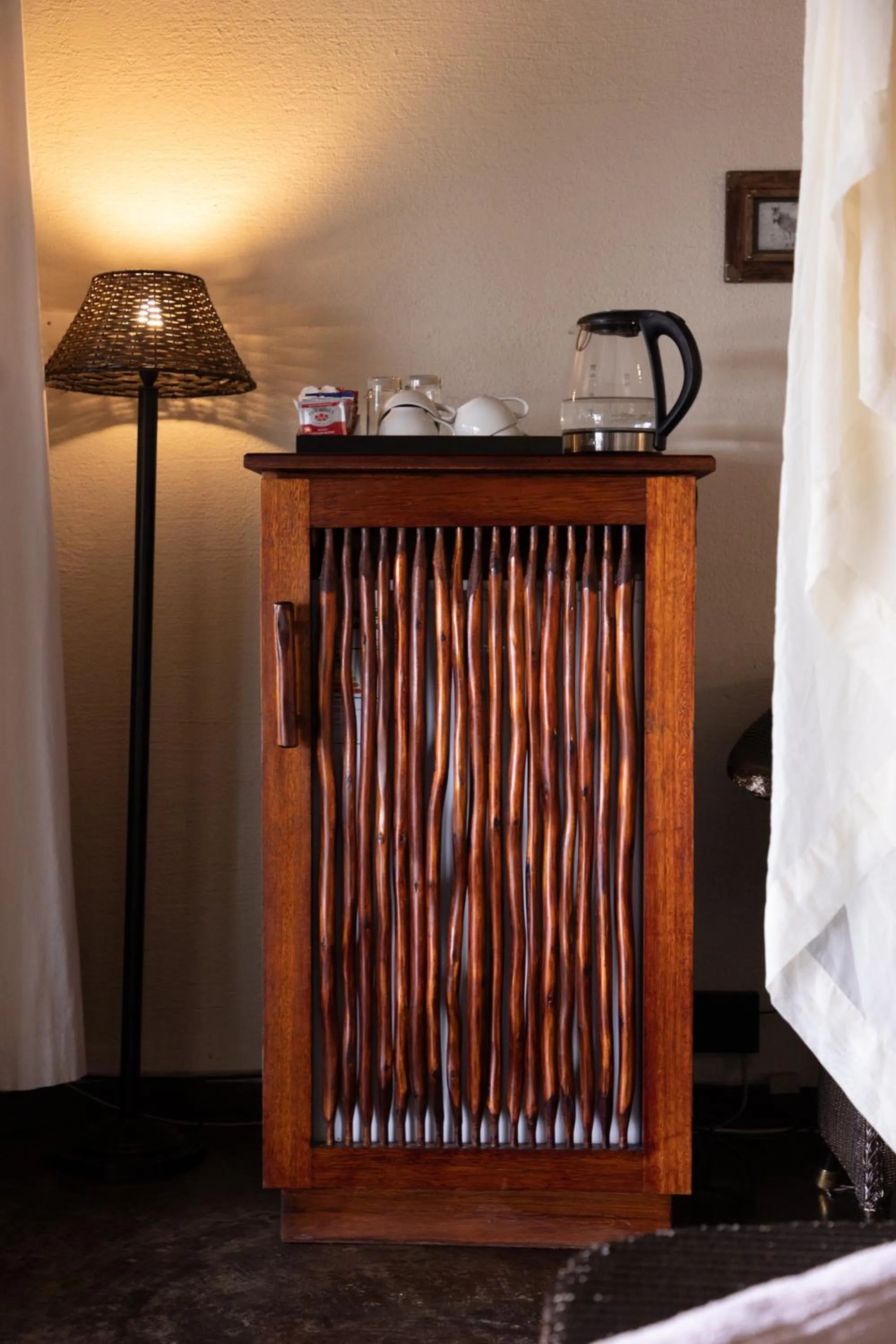 Decorative detail in Nyati Safari Lodge