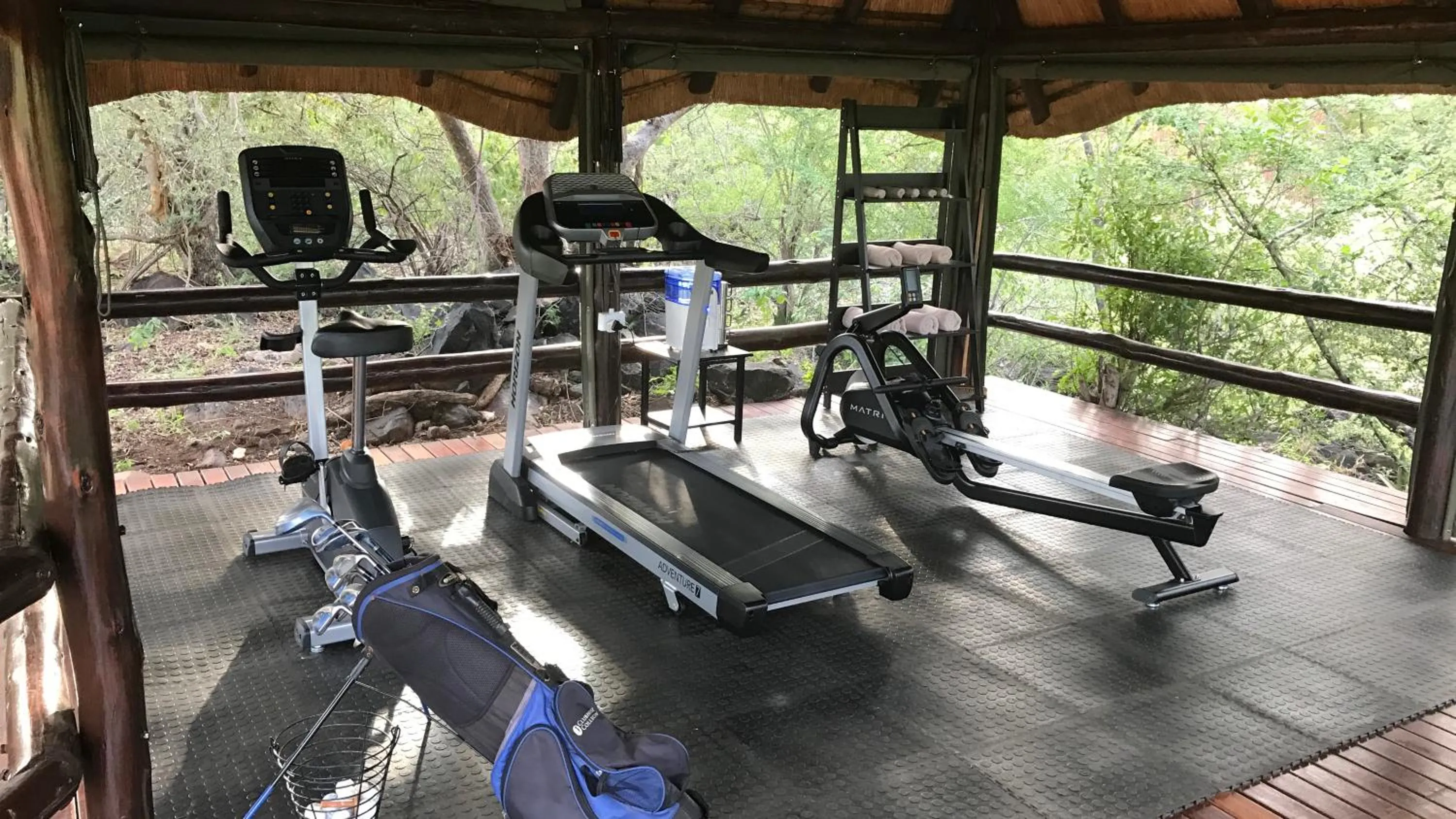 Fitness centre/facilities in Nyati Safari Lodge