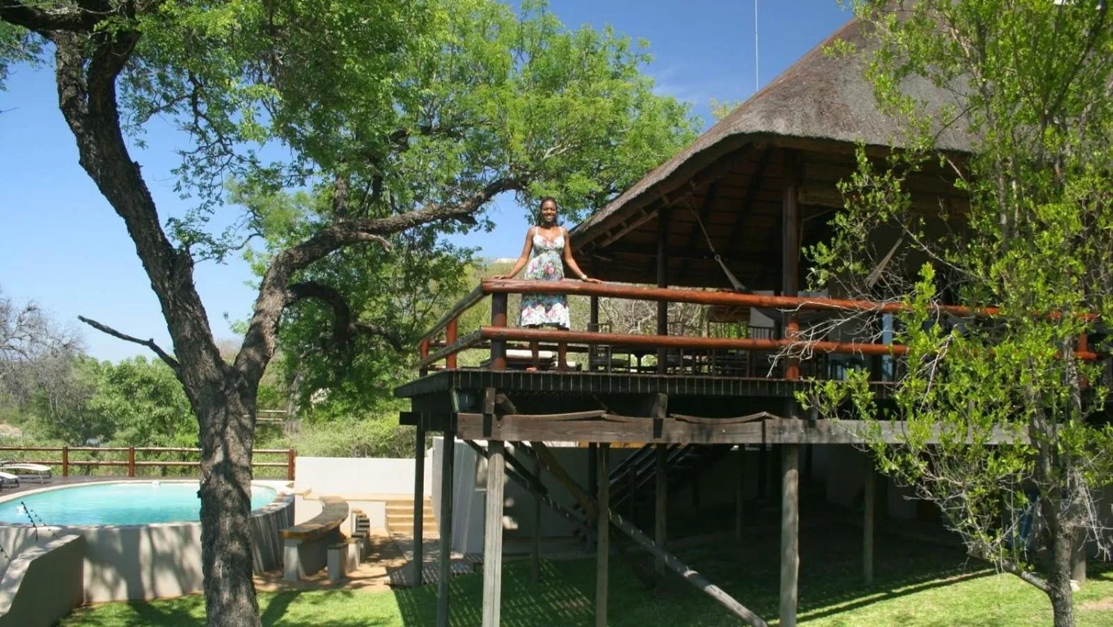 Property building in Nyati Safari Lodge