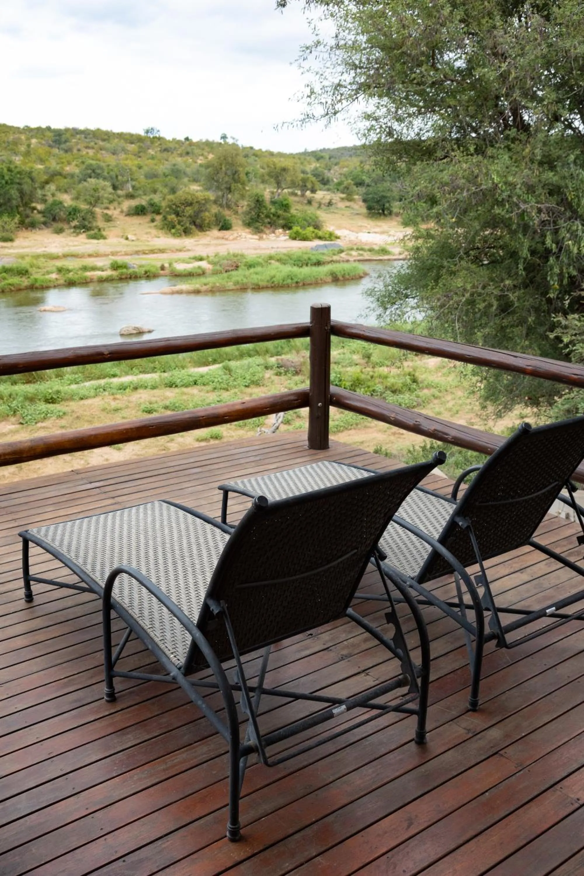 Patio in Nyati Safari Lodge