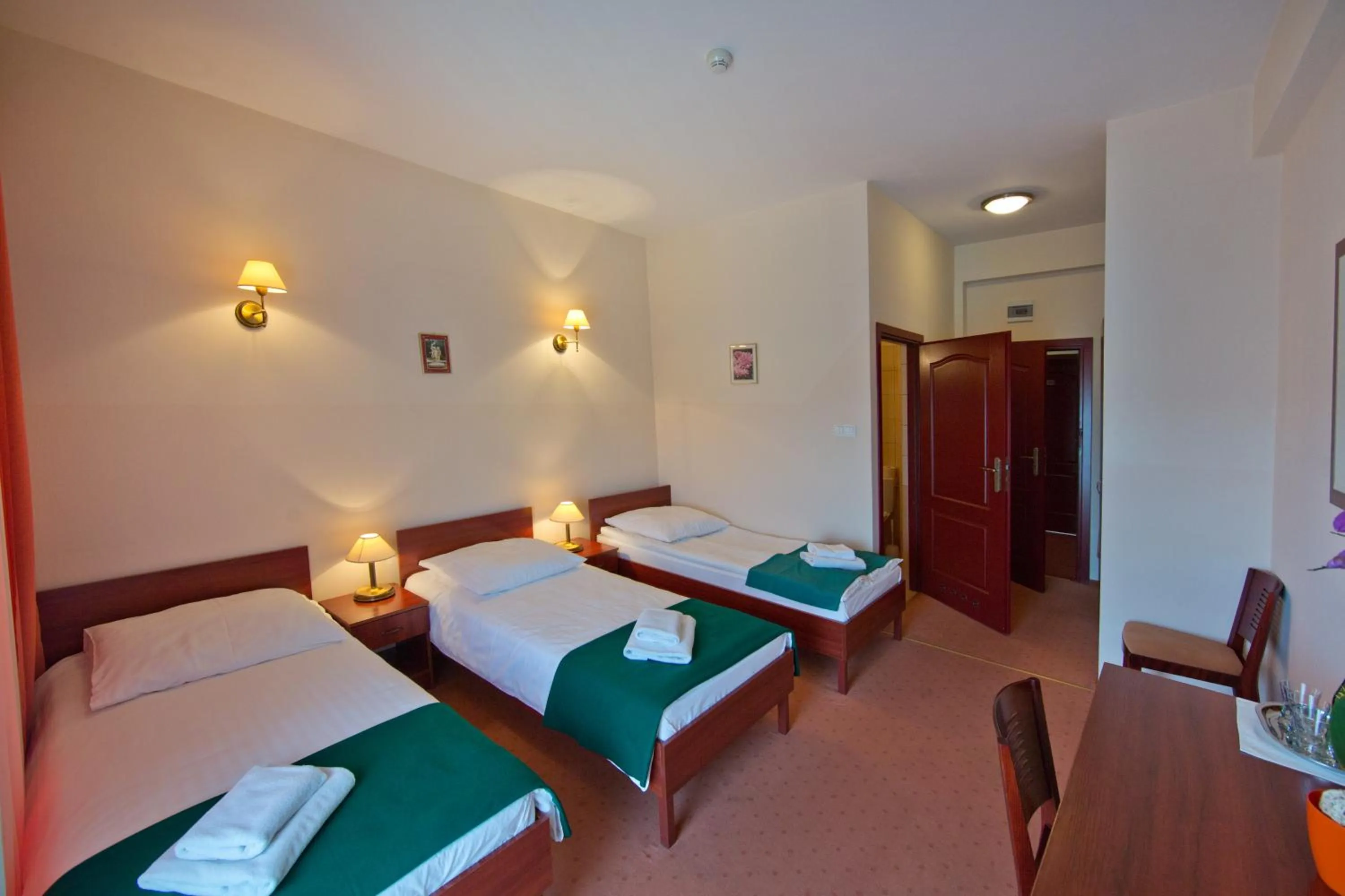 Bed in Hotel Kameralny