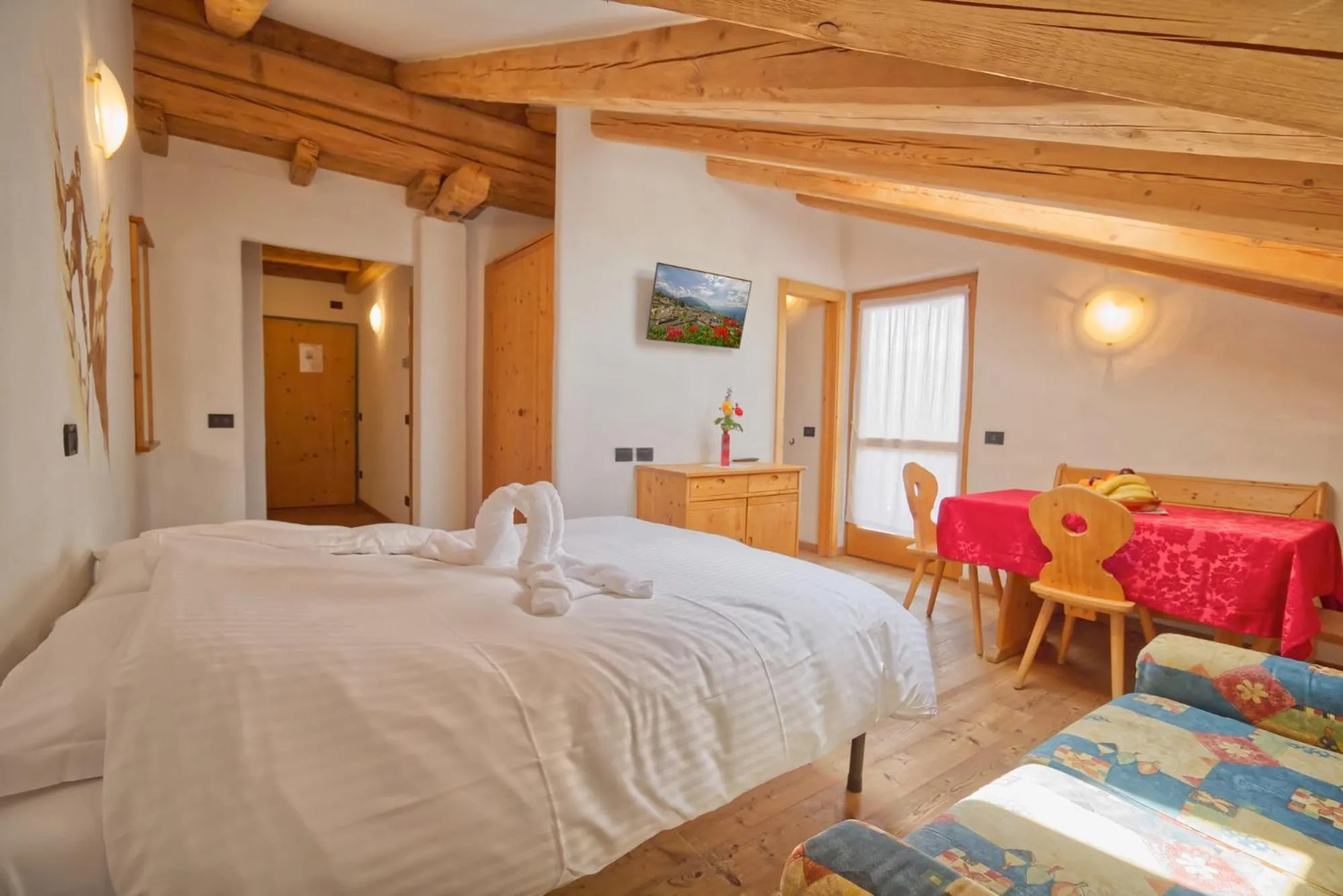 Bedroom, Bed in Residence Miramonti