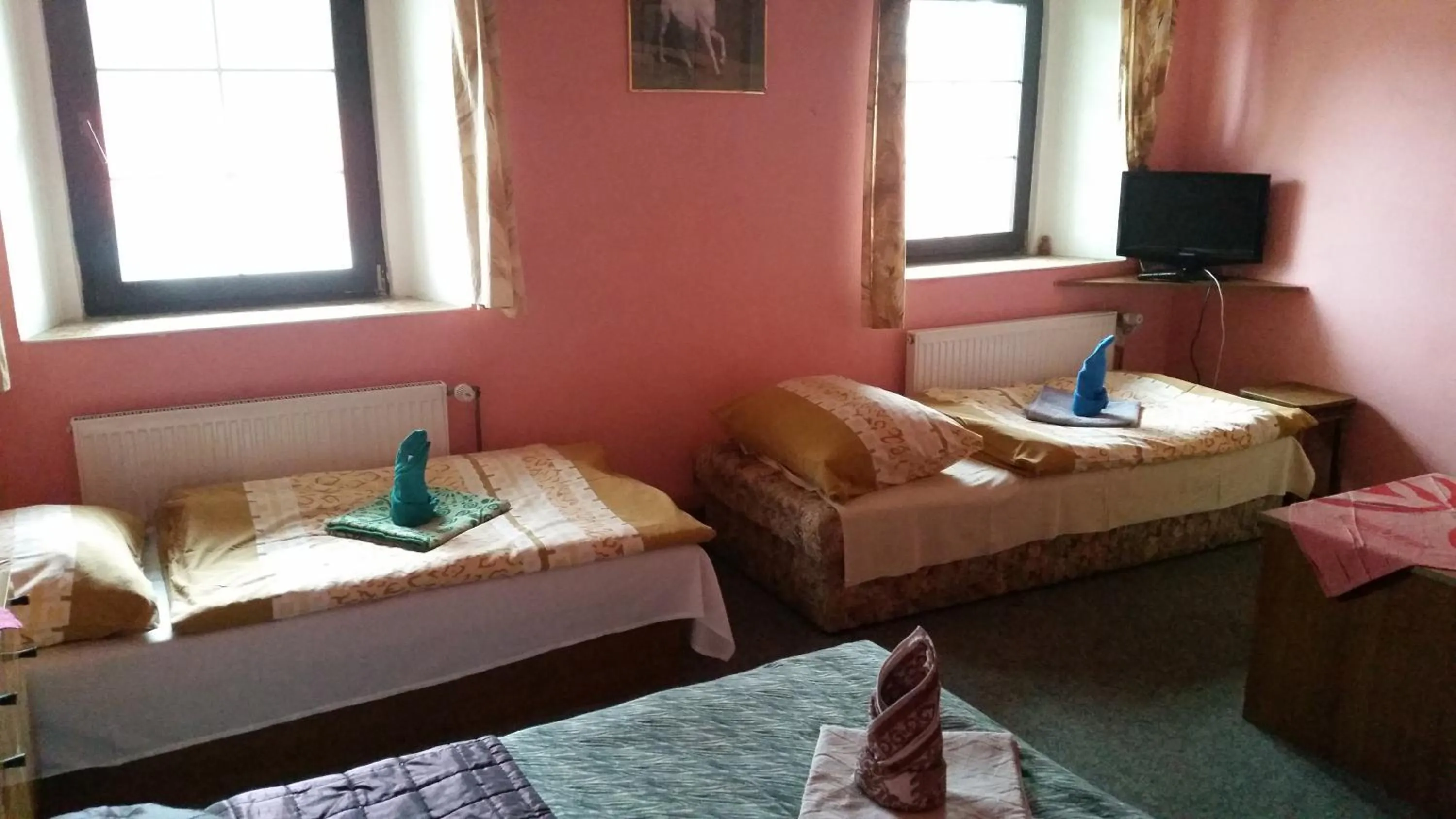 Bed in Penzion Pegas Depoltovice