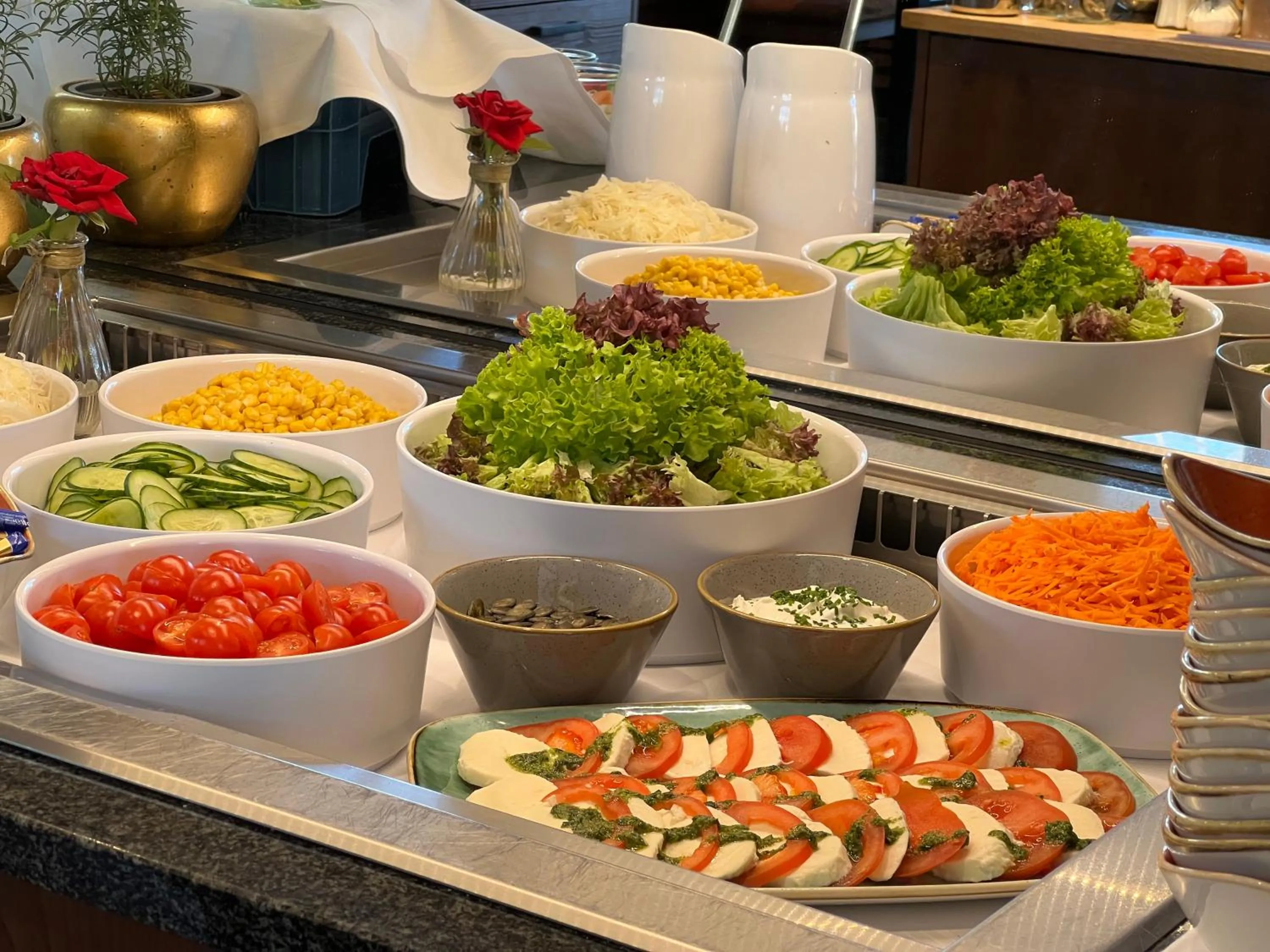 Continental breakfast in Hotel Haunstetter Hof Augsburg