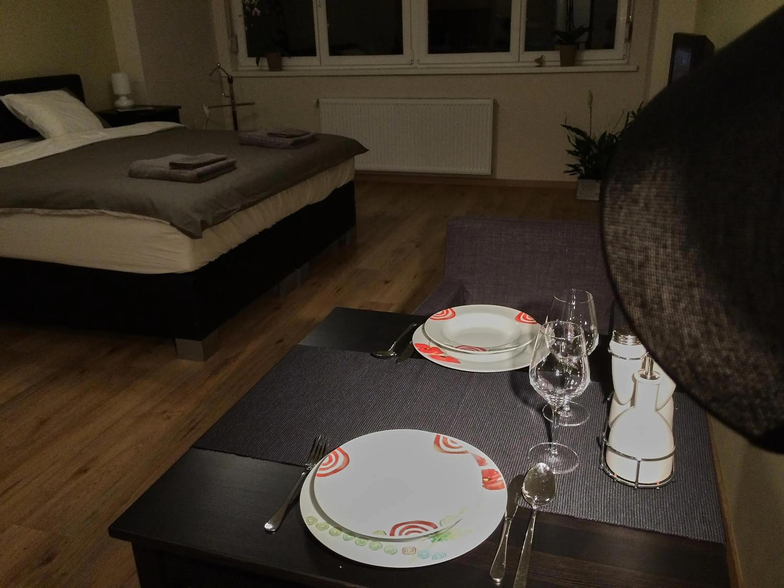 Property building, Bed in Dove Budapest | Apartment