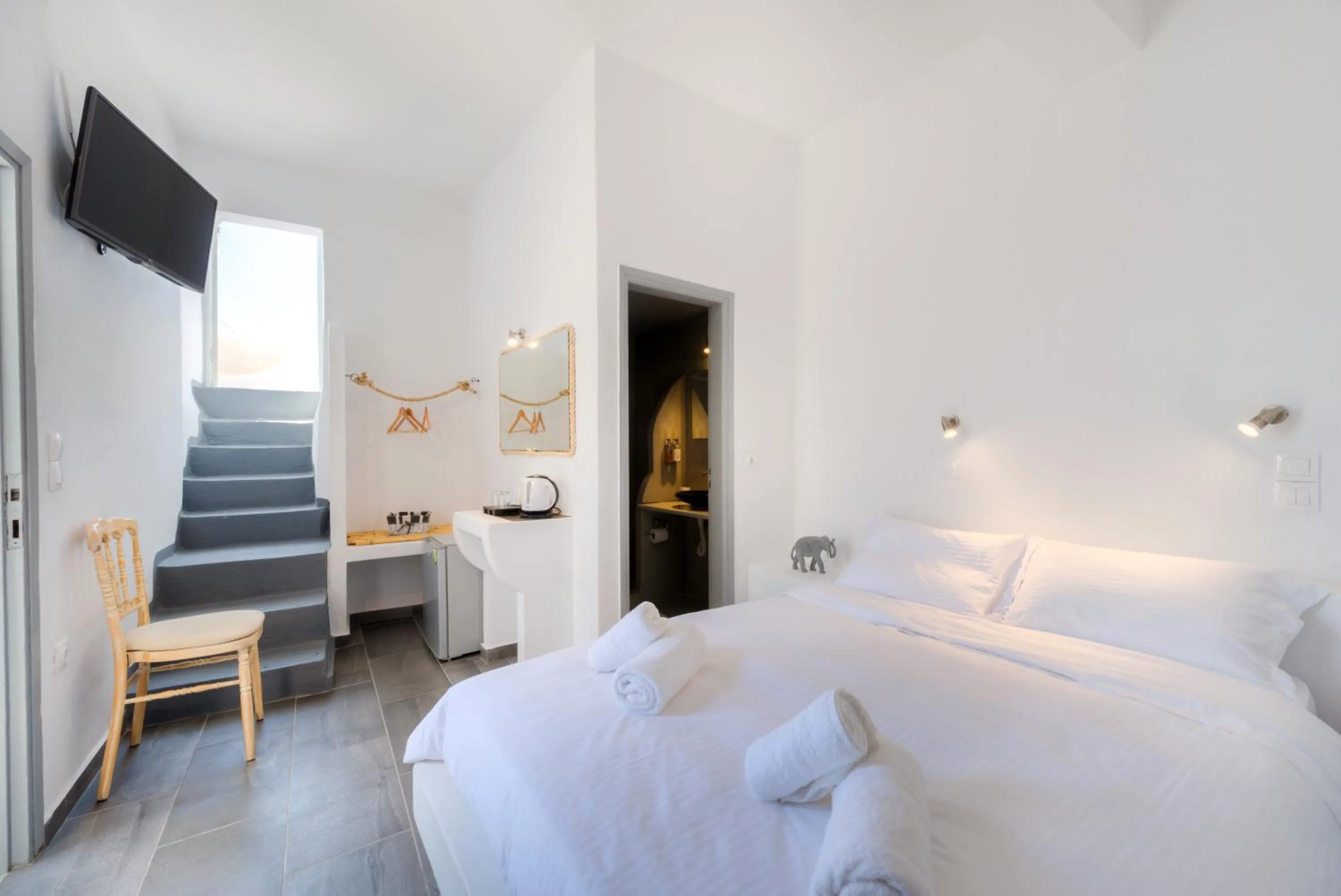 Bed in Katris Apartments