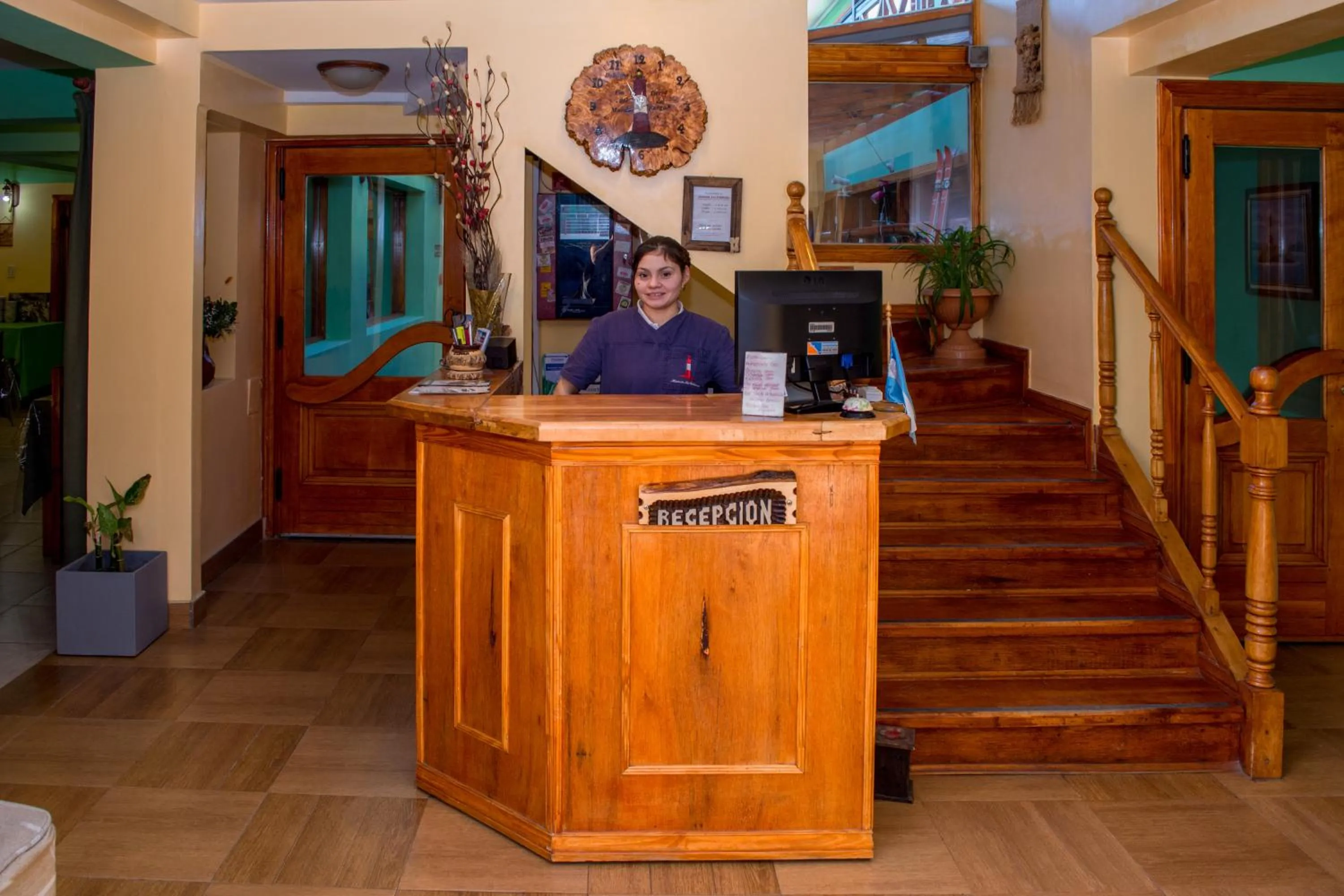 Lobby or reception in Hosteria Les Eclaireurs