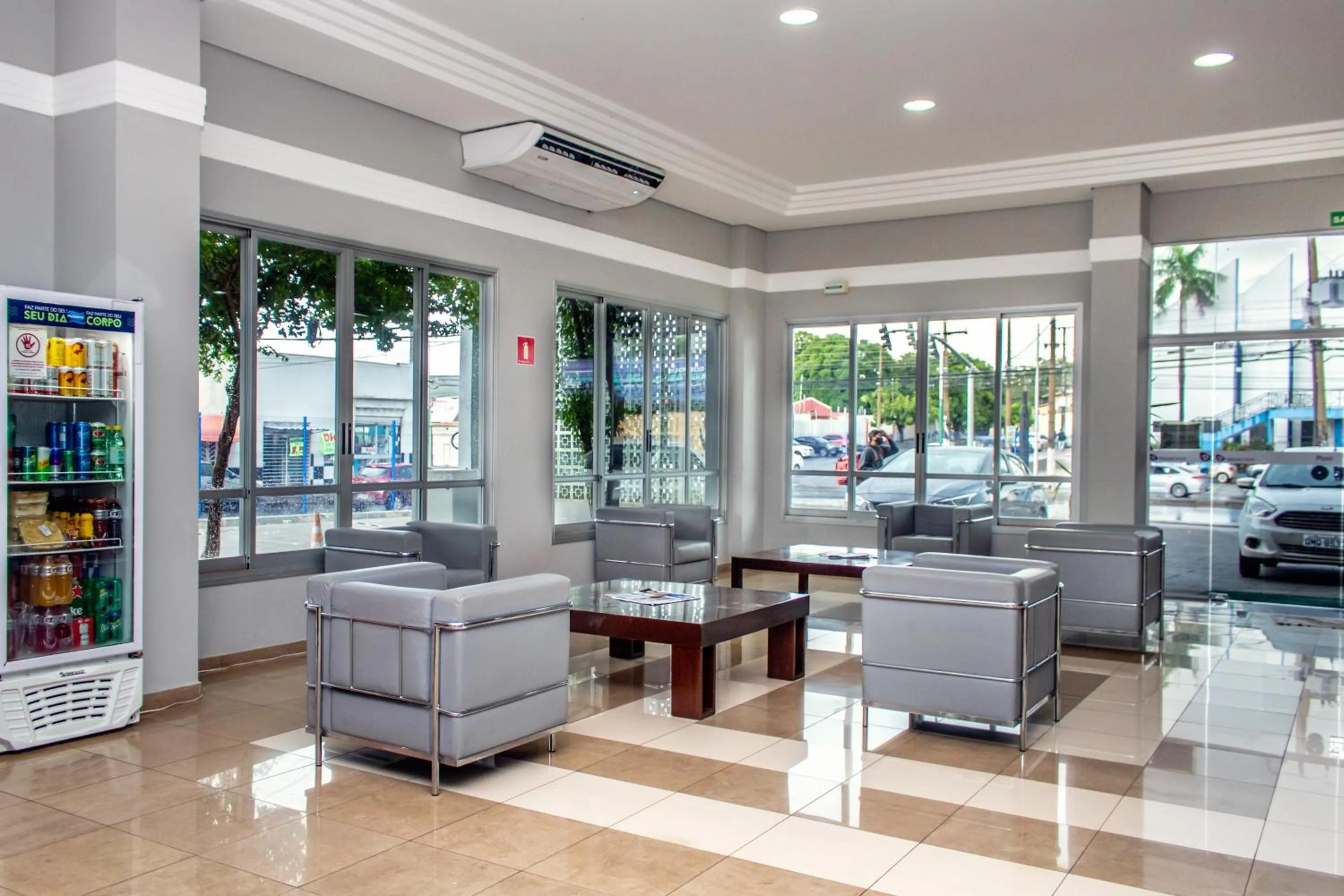 Lobby or reception in Delcas Hotel