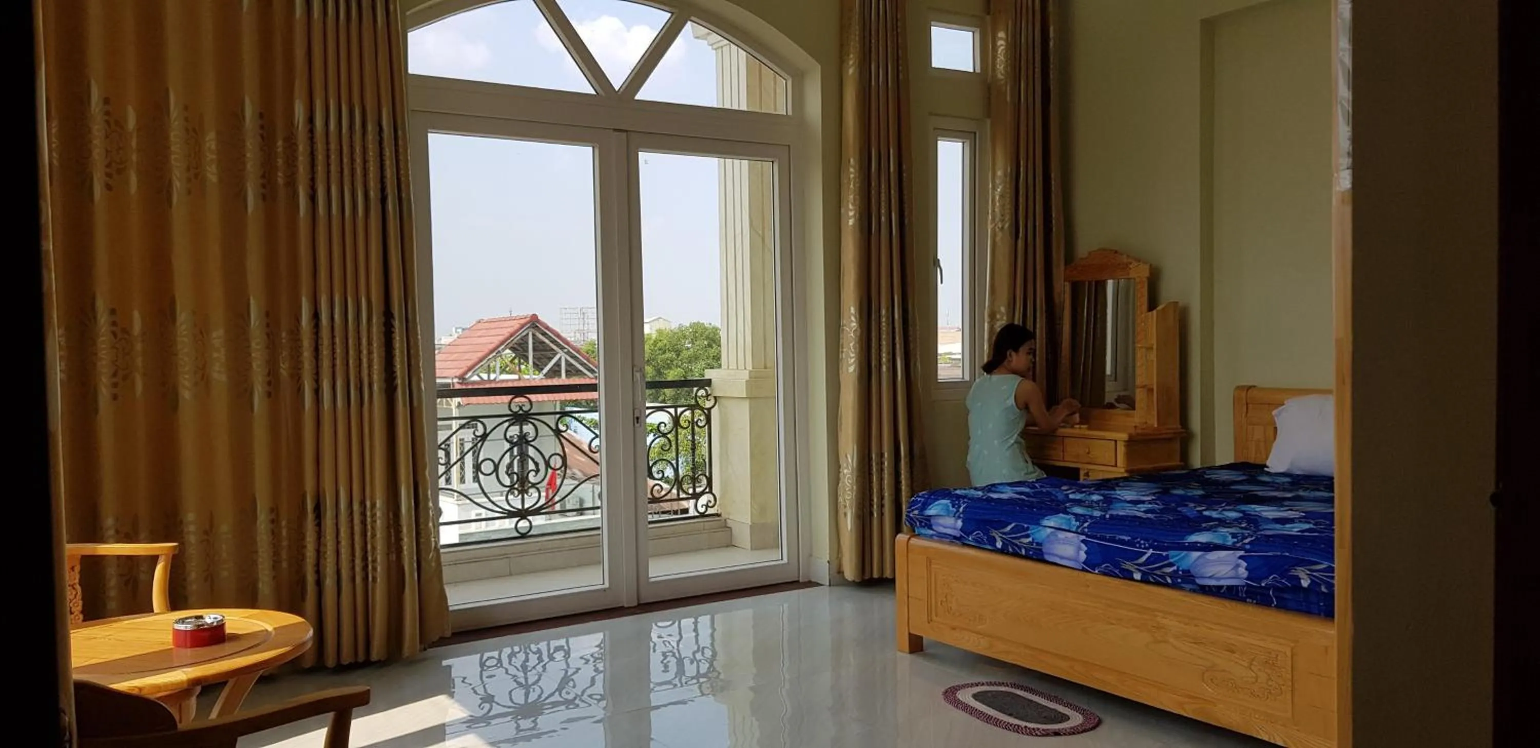 Bed in Hai Dang Hotel