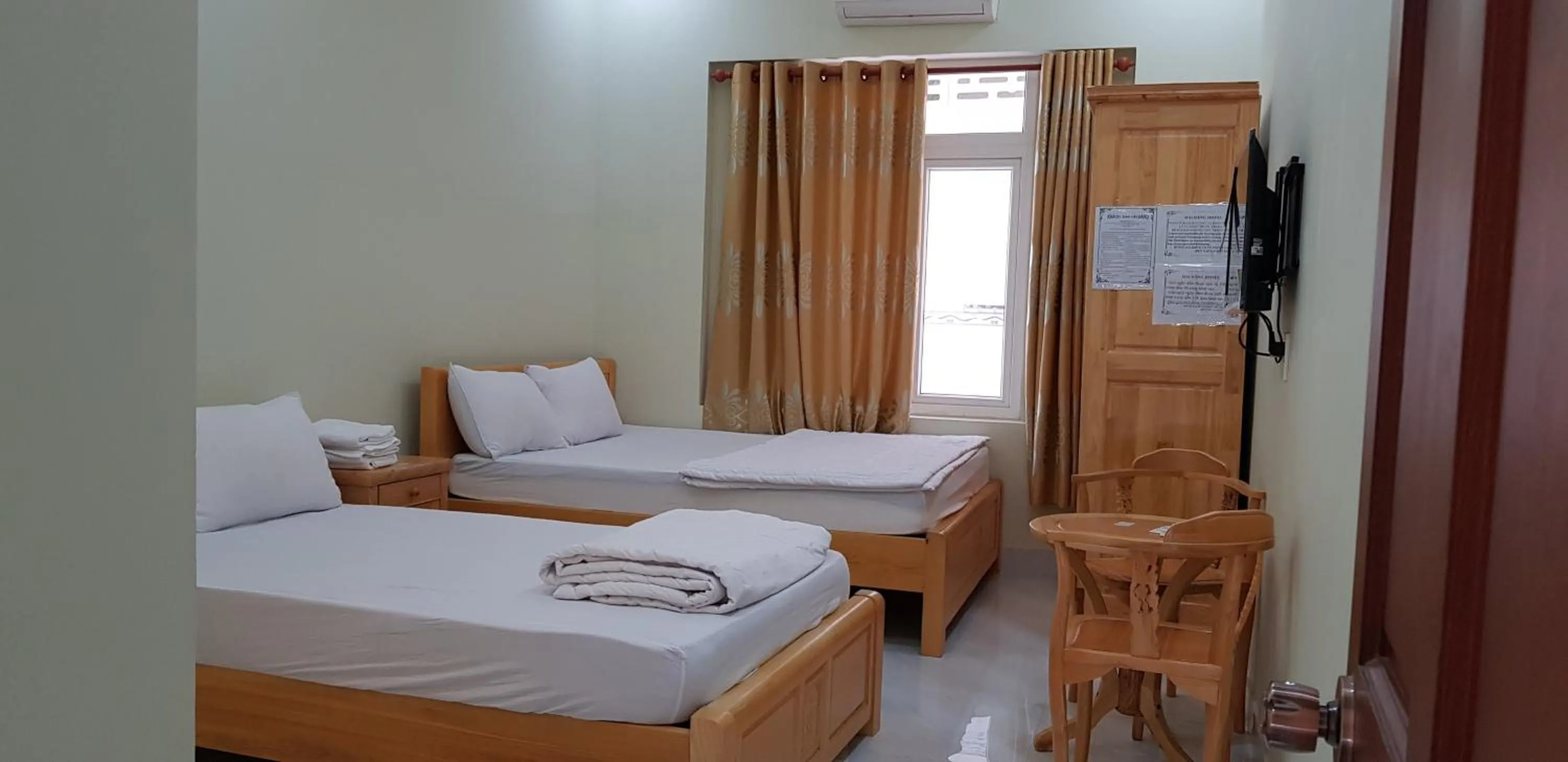 Bed in Hai Dang Hotel