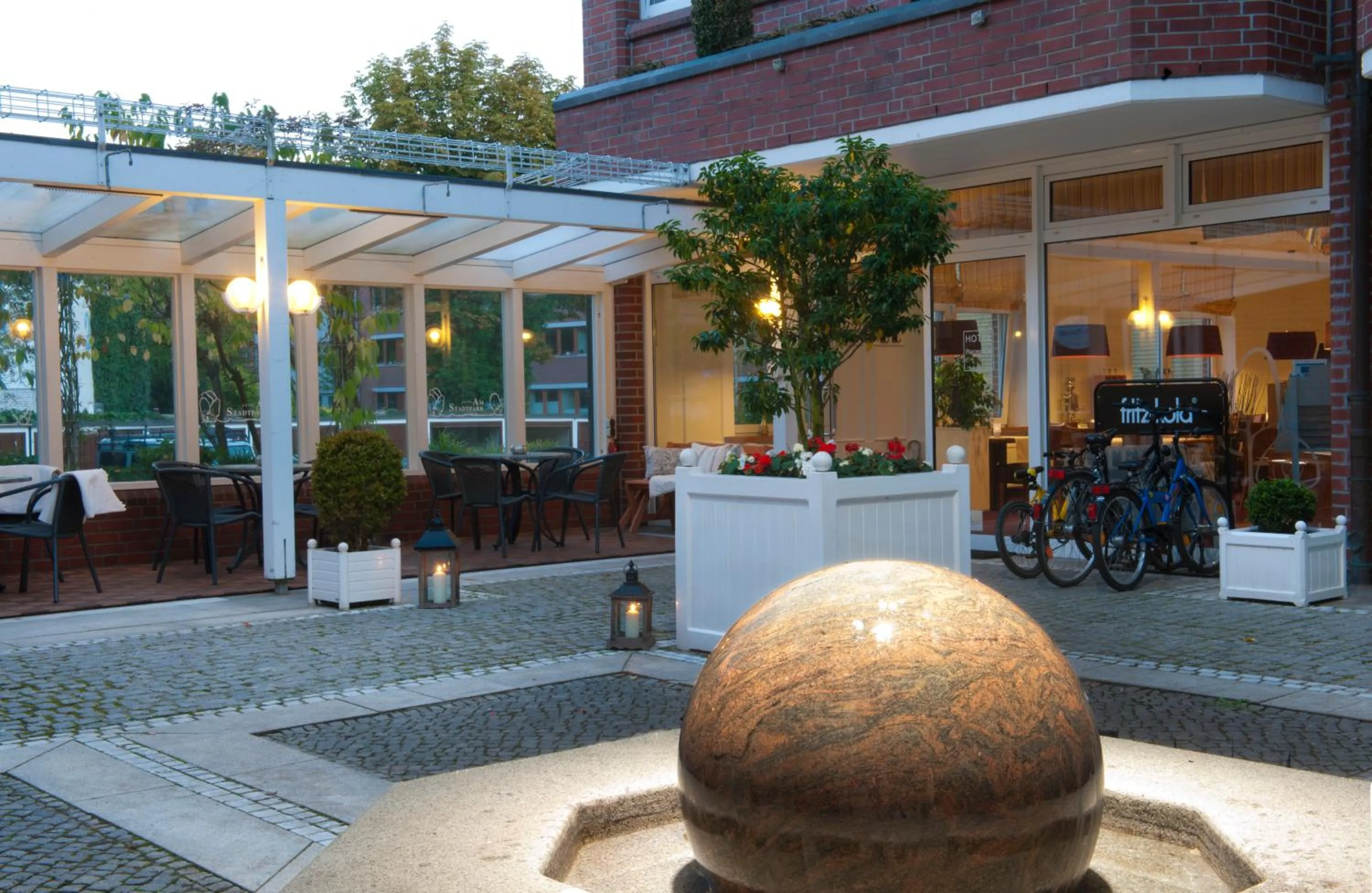 Patio in Hotel Am Stadtpark