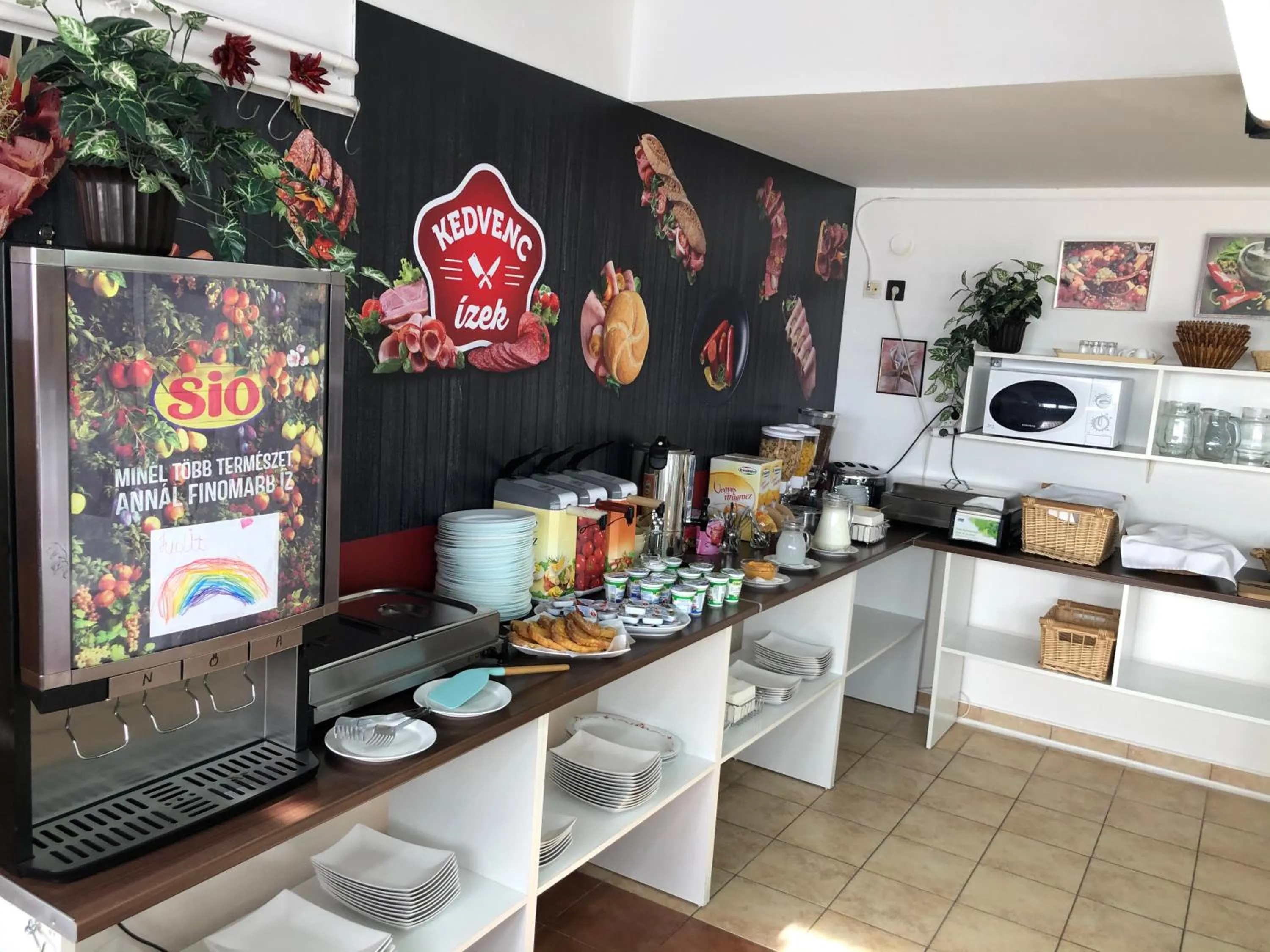 Food and drinks in Hőforrás Hotel