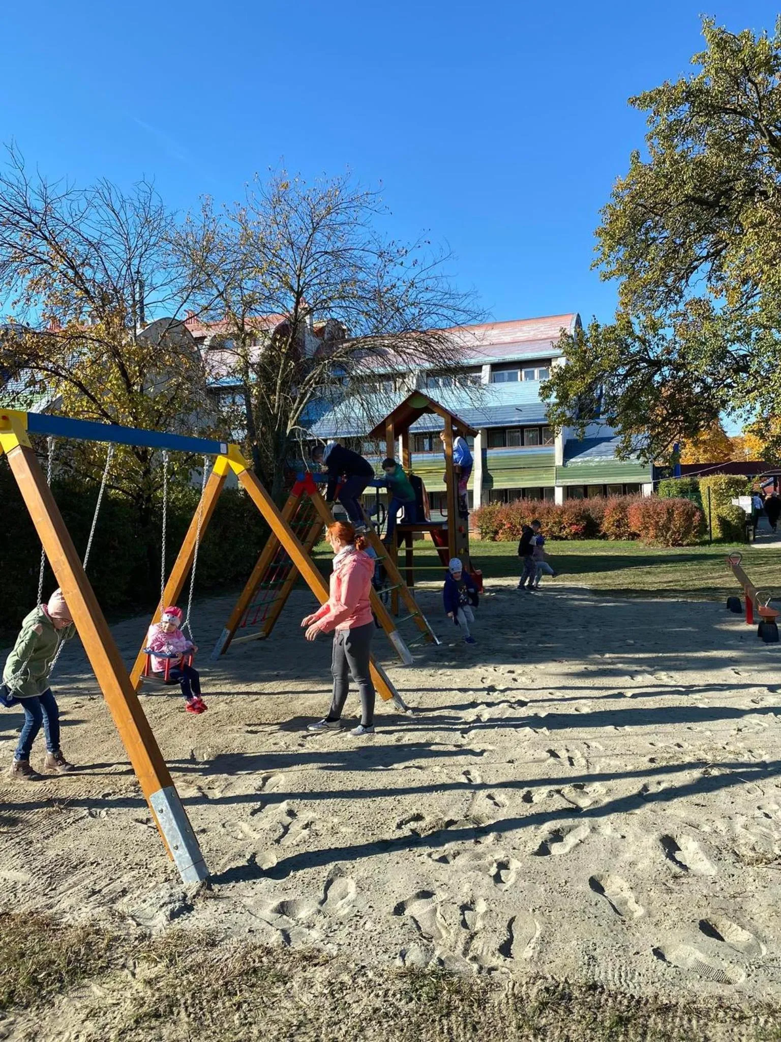Children play ground in Hőforrás Hotel