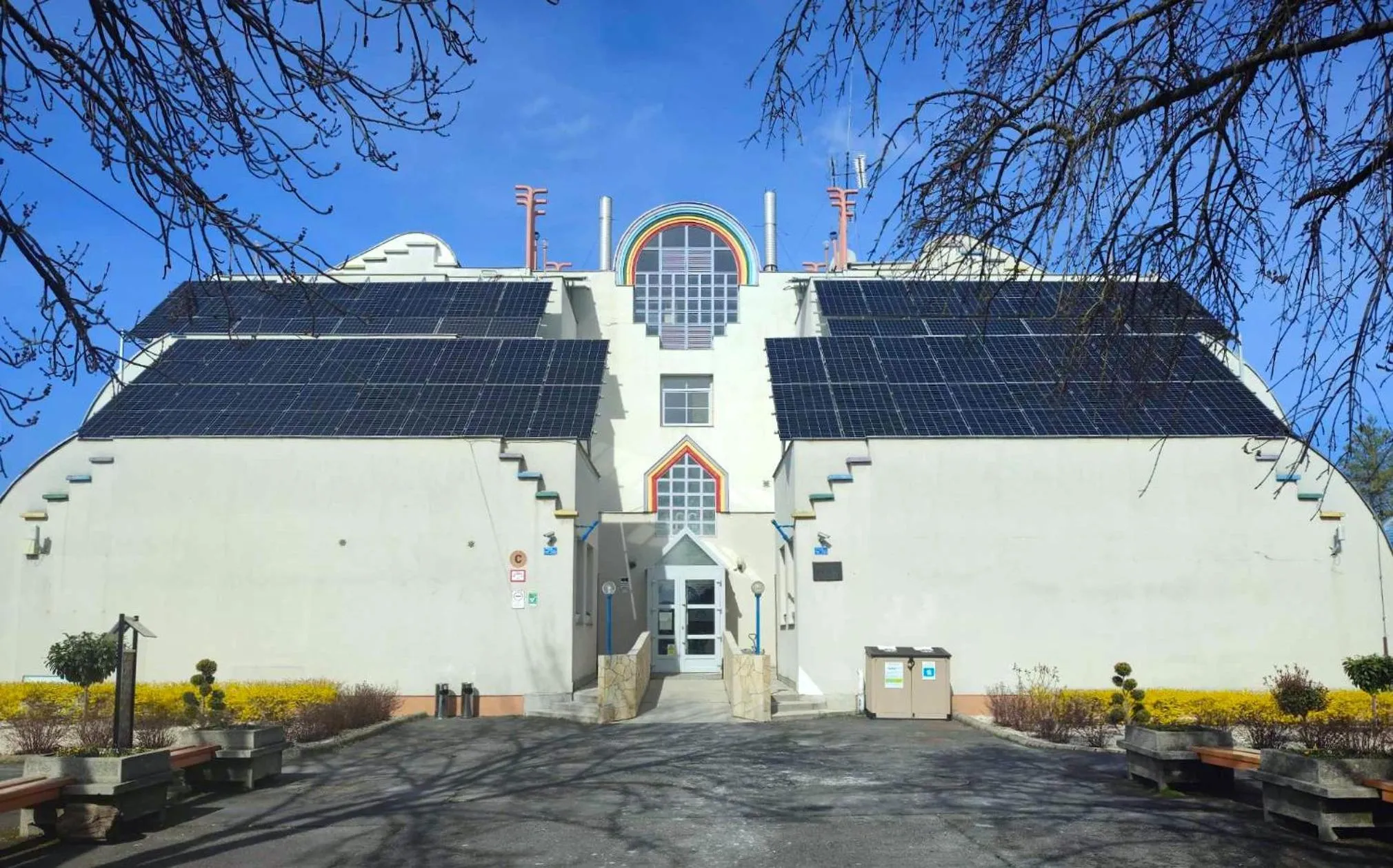 Property building in Hőforrás Hotel