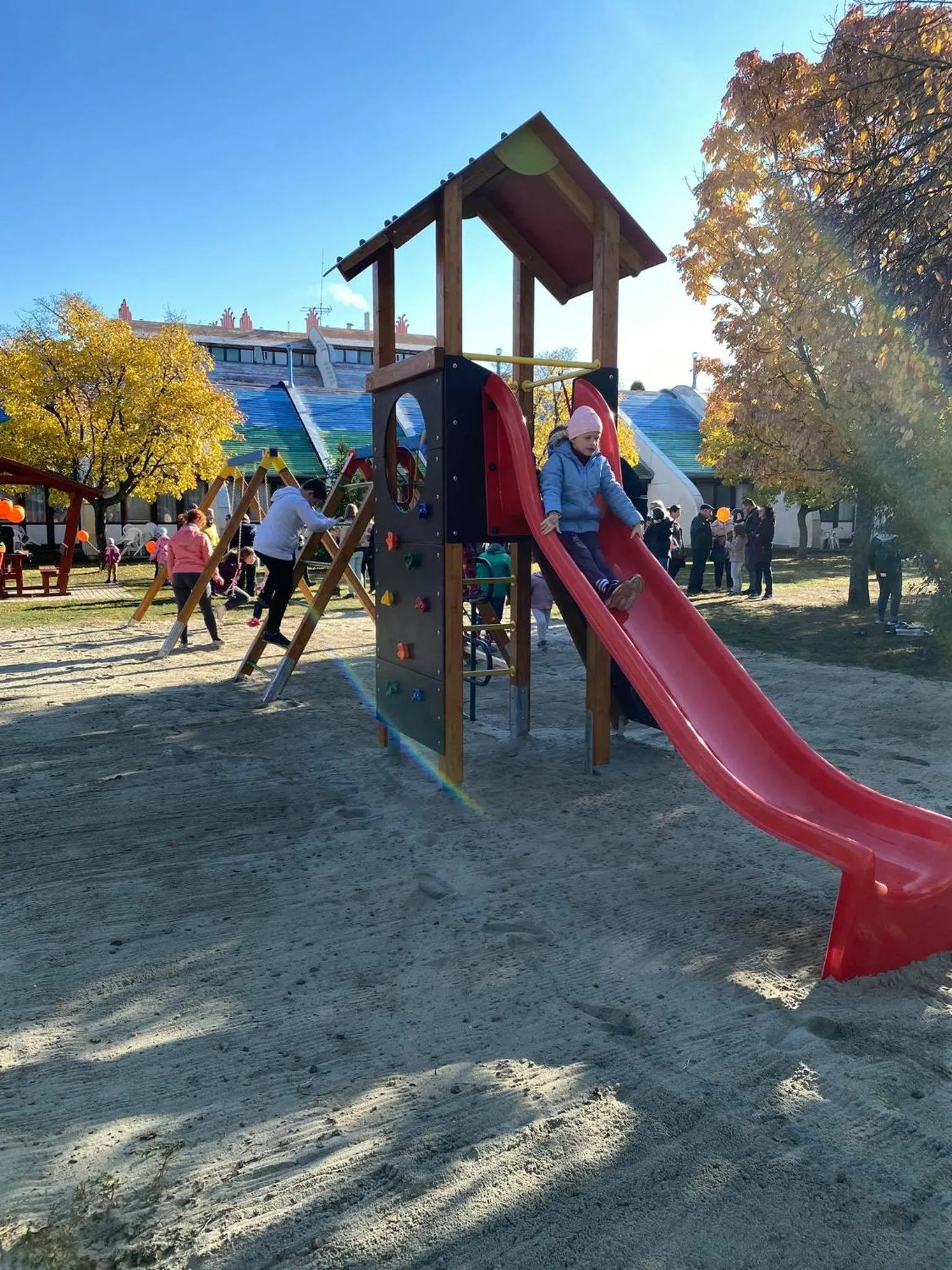 Children play ground in Hőforrás Hotel