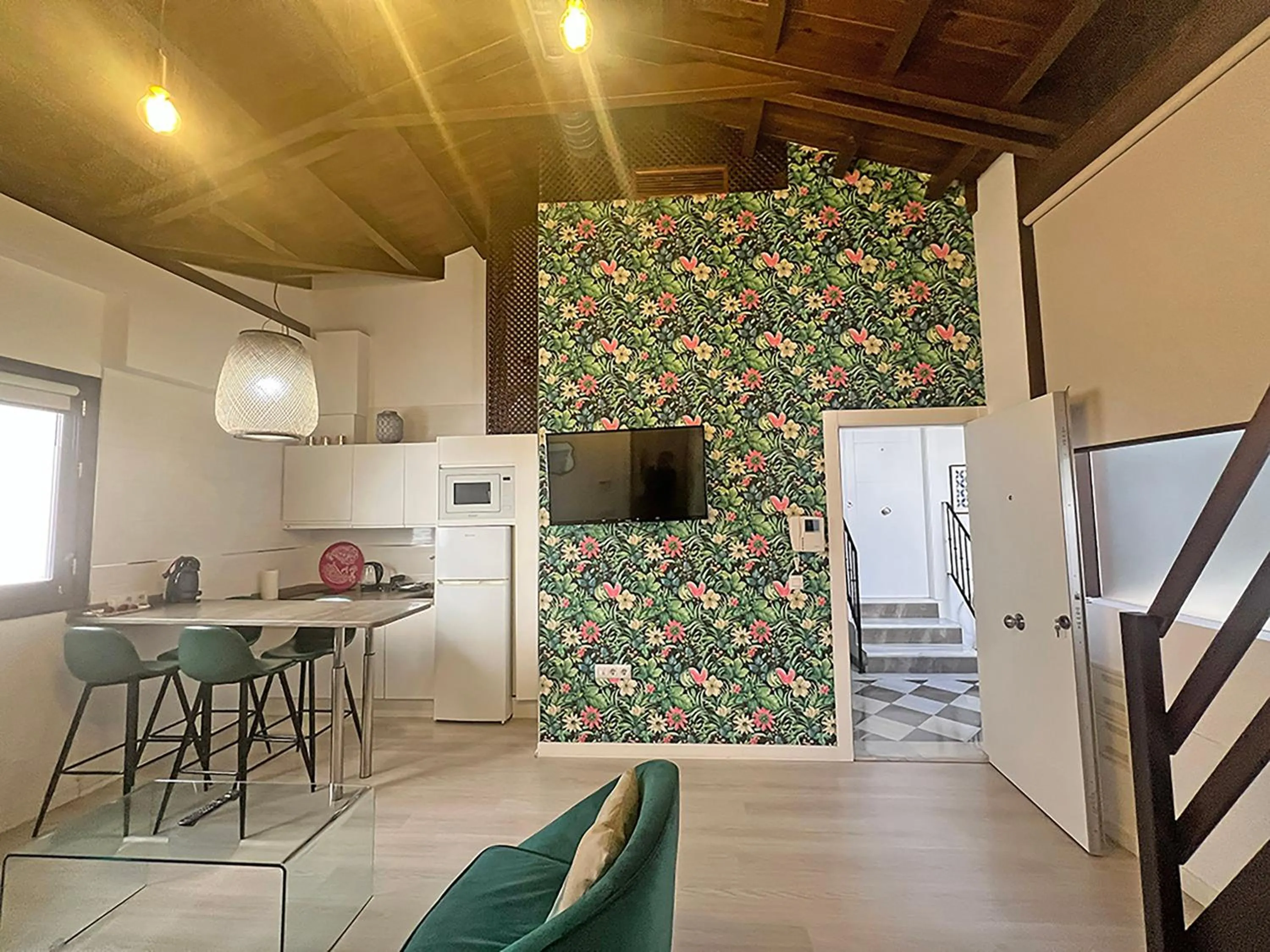 Kitchen or kitchenette in Apartamentos Real Suites Realejo 3000