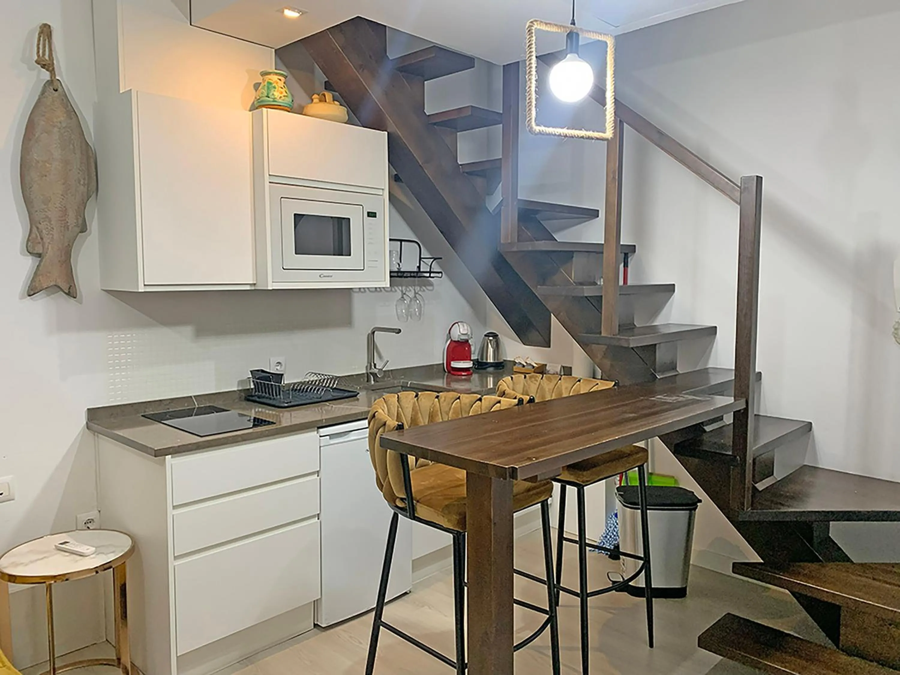 Kitchen or kitchenette in Apartamentos Real Suites Realejo 3000
