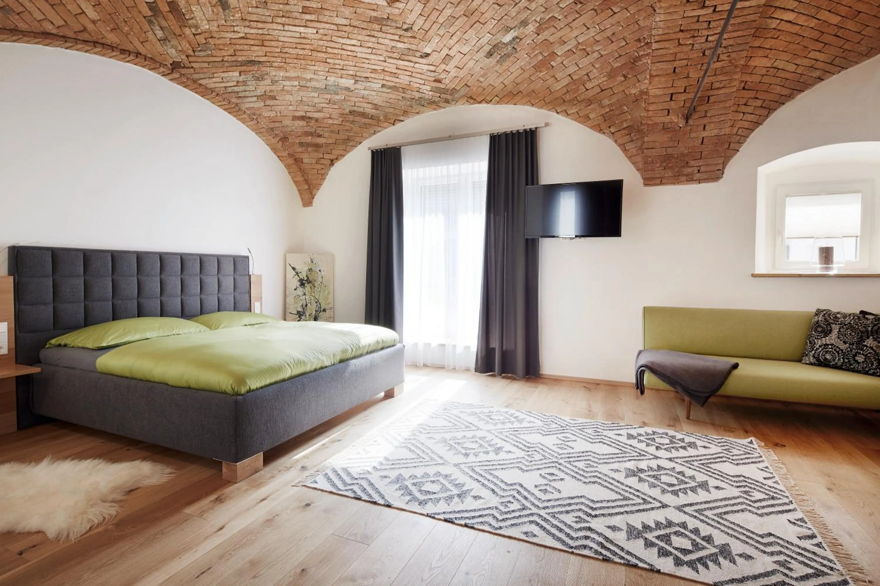 Photo of the whole room, Bed in Brucknergut