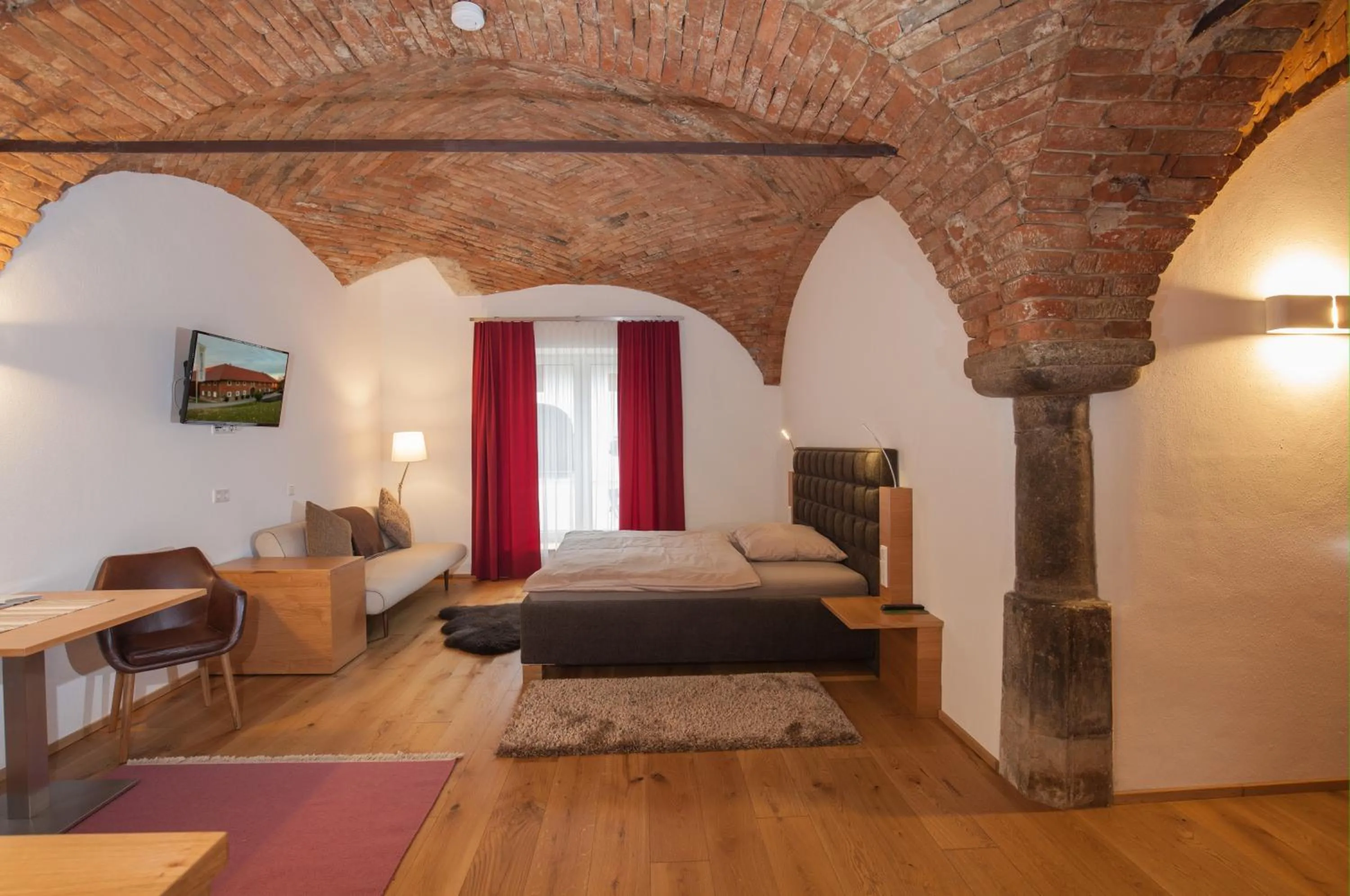Photo of the whole room, Bed in Brucknergut