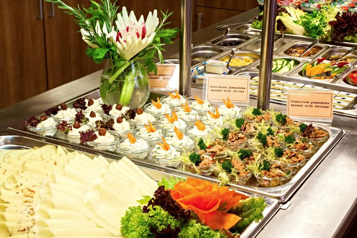 Buffet breakfast in Hotel DAP