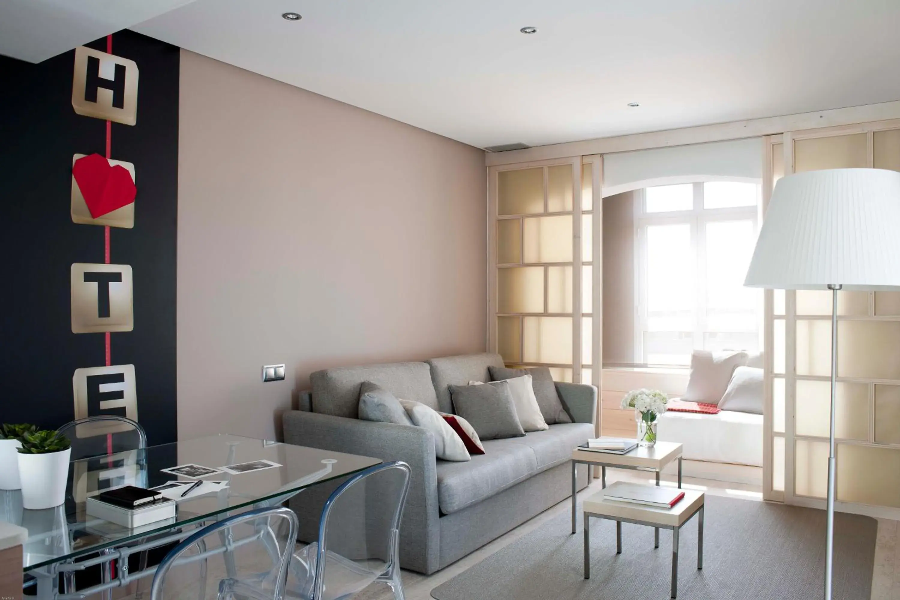 Living room in Eric Vökel Boutique Apartments - Gran Vía Suites Living room in Eric Vökel Boutique Apartments - Gran Vía Suites