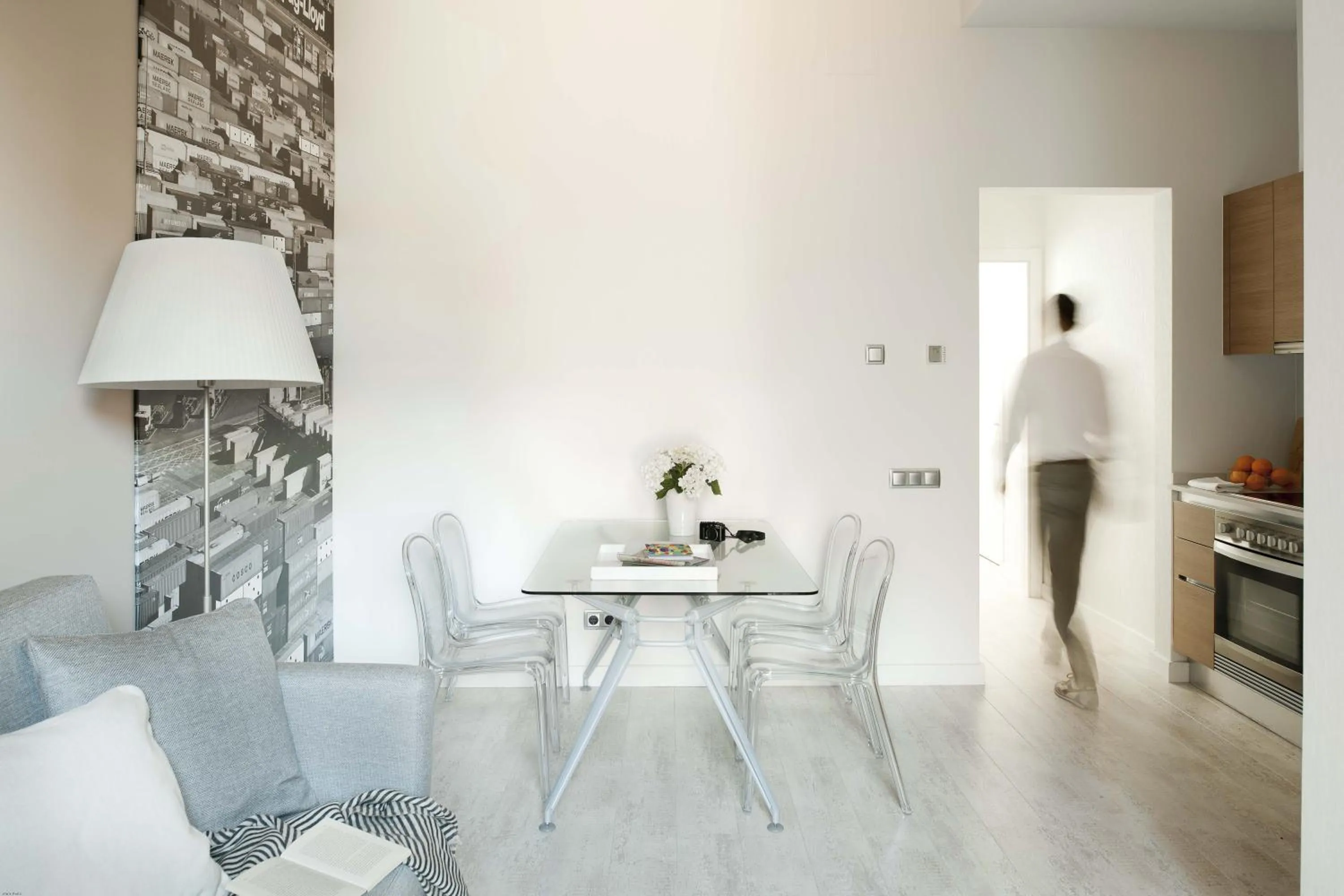 Kitchen or kitchenette in Eric Vökel Boutique Apartments - Gran Vía Suites