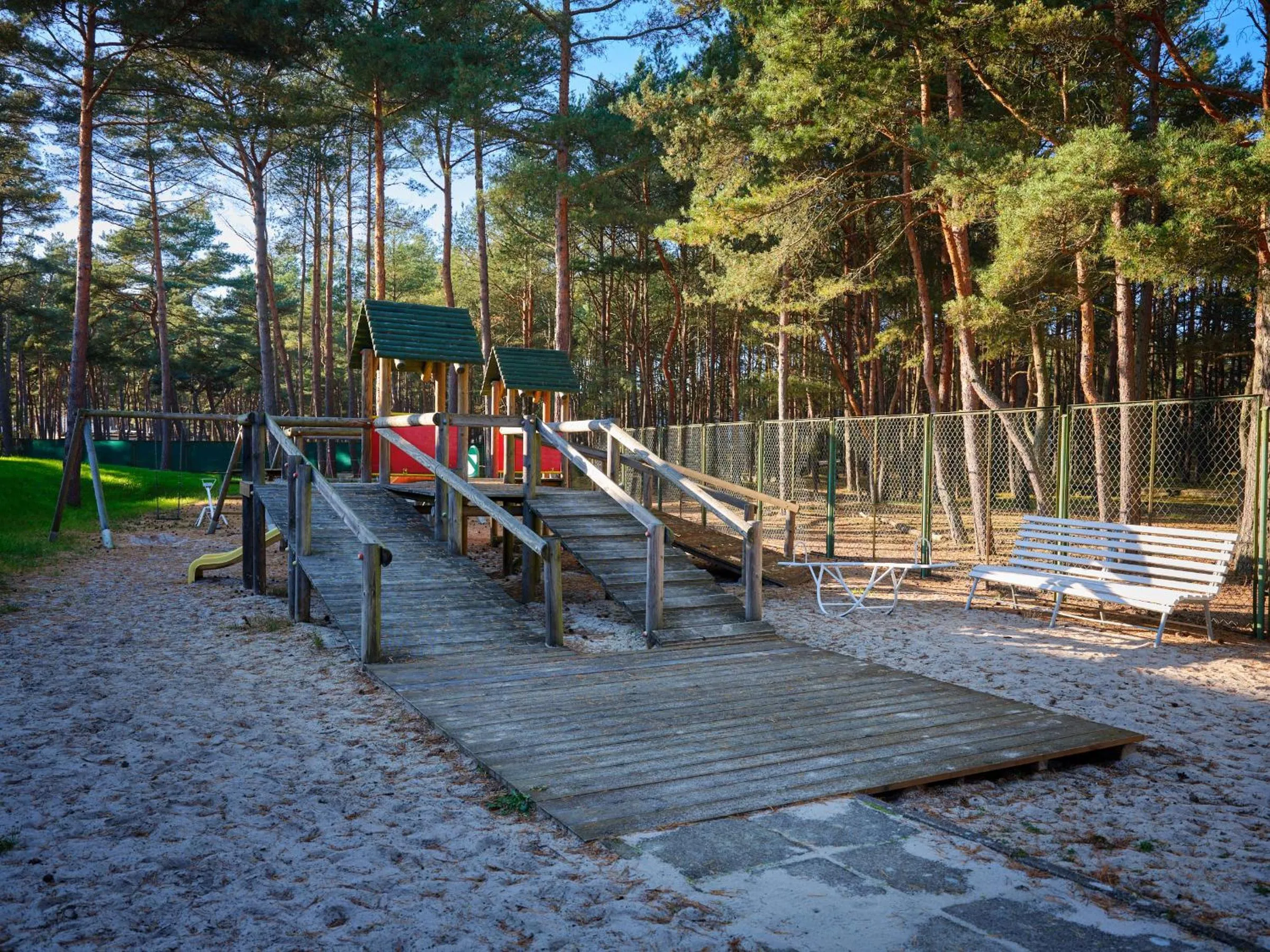 Children play ground in Zdrowotel Łeba