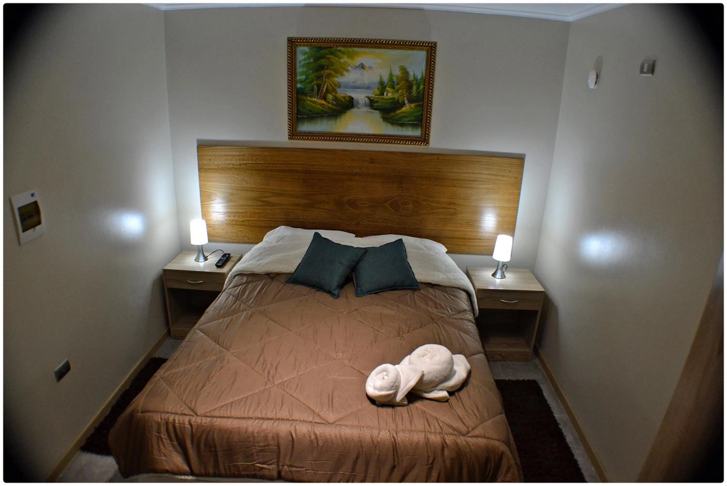 Bed in Hotel Herencia