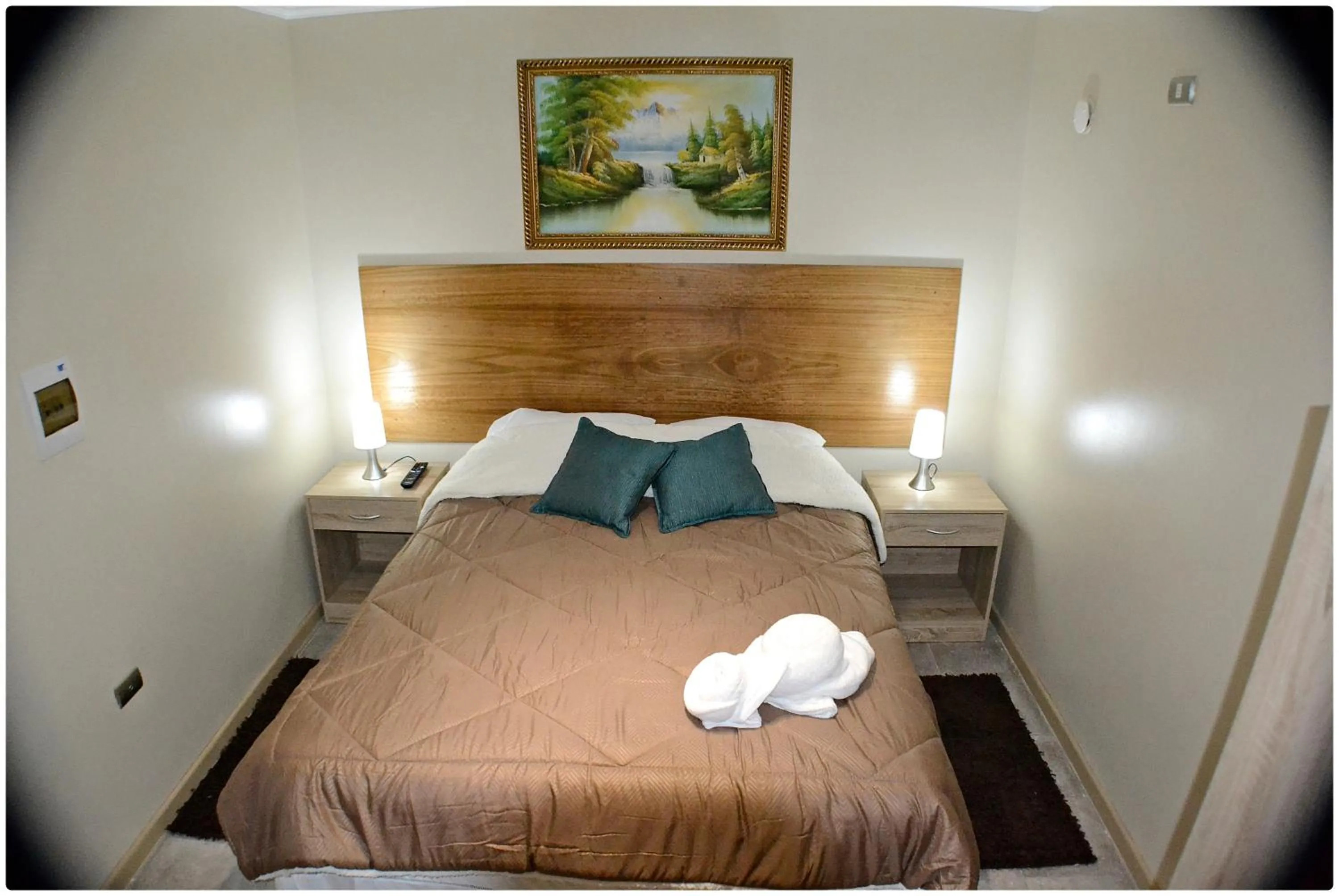 Bed in Hotel Herencia