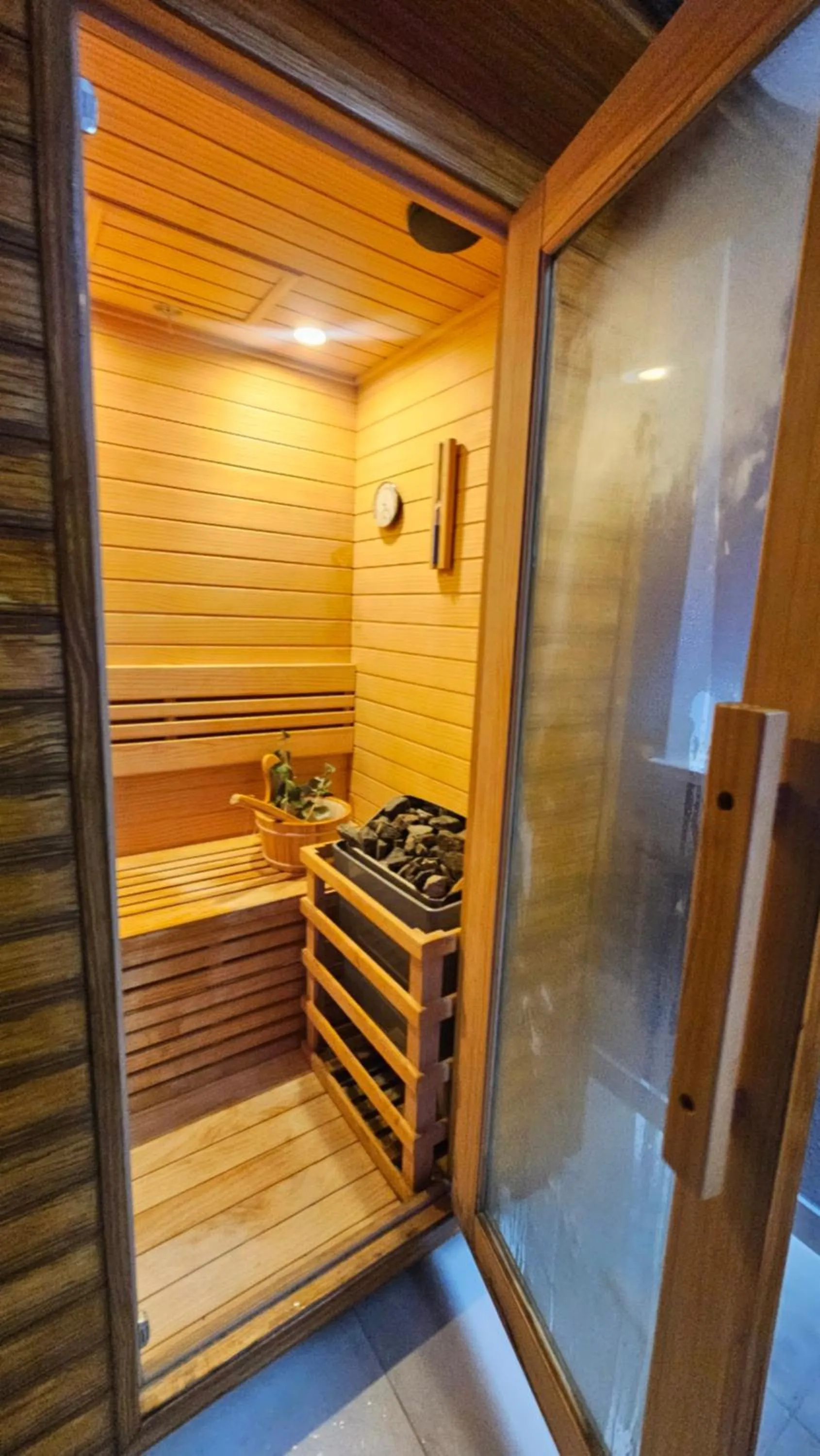 Sauna in Hospedaria Recomeçar