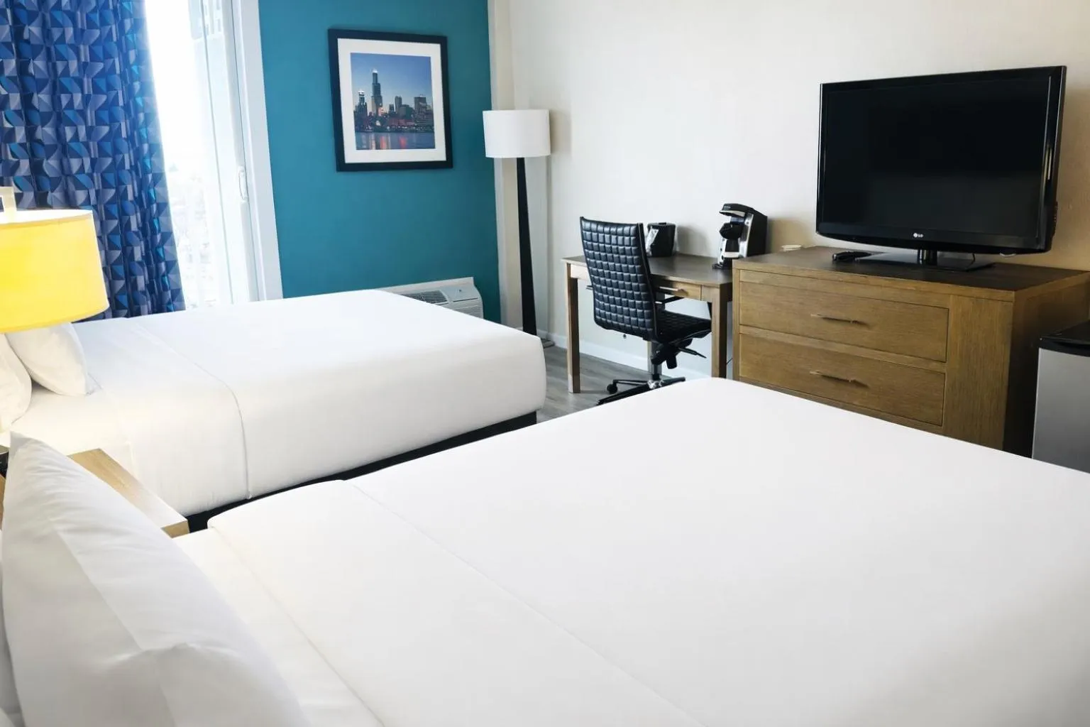 Bed in Silver Beach Hotel