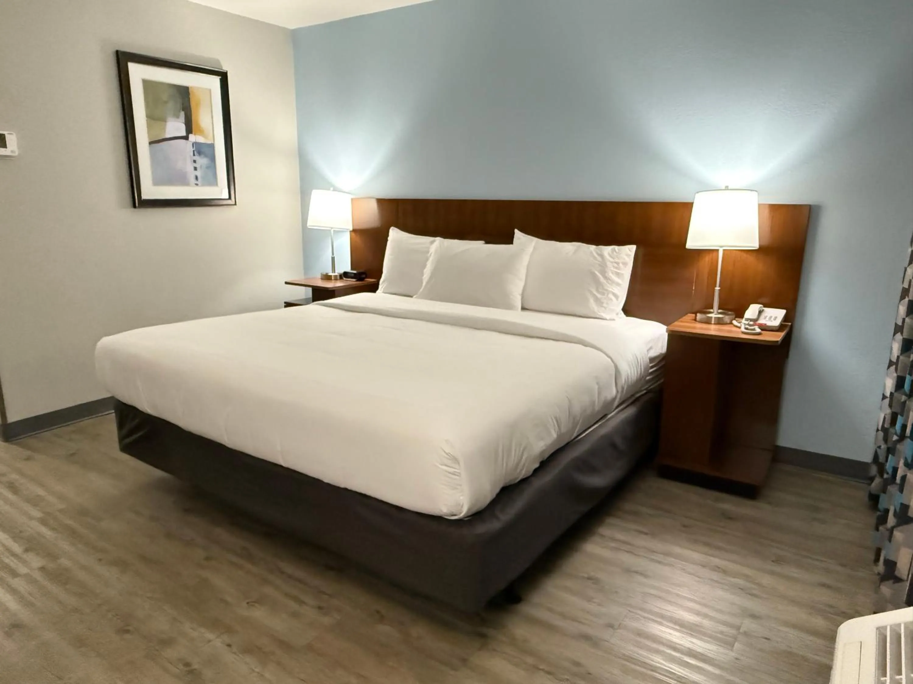 Bed in Silver Beach Hotel