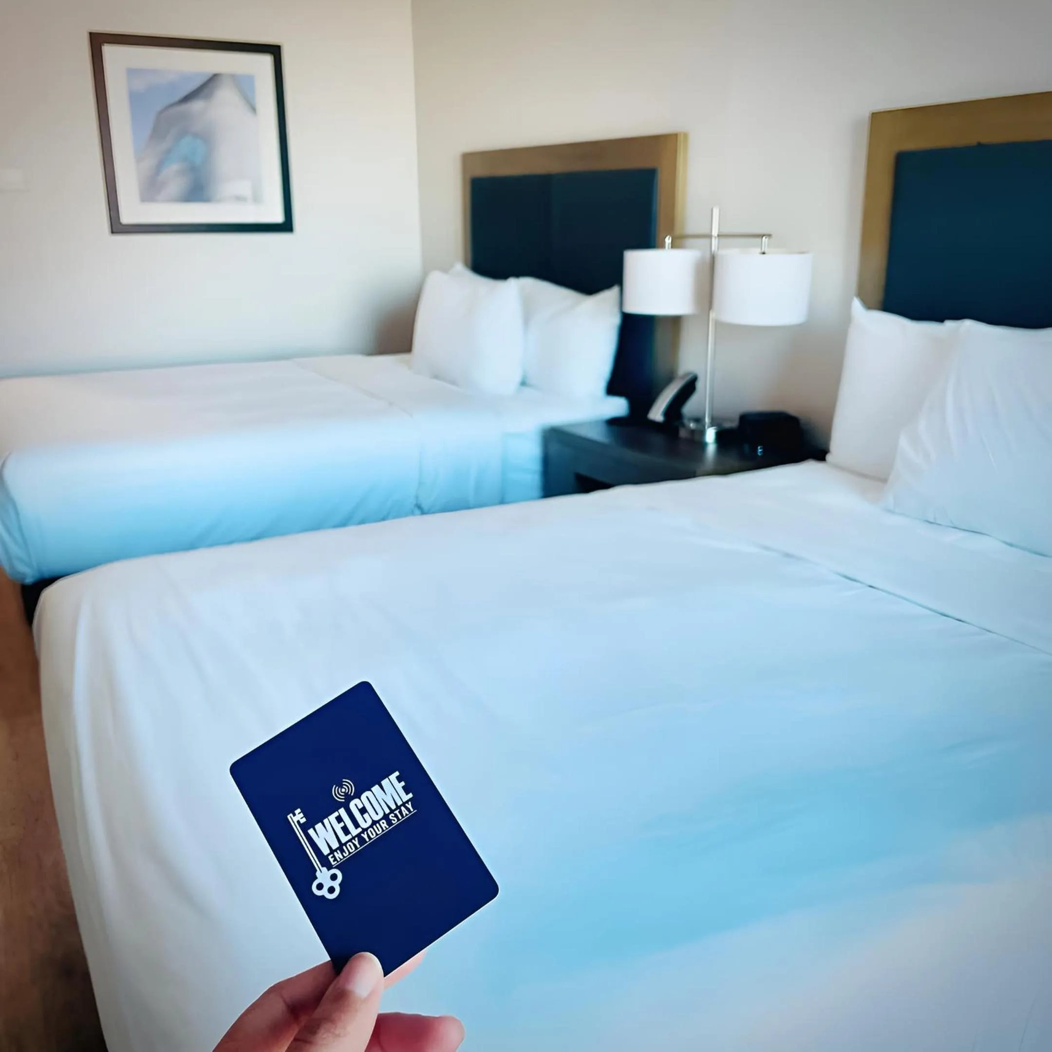 Bed in Silver Beach Hotel