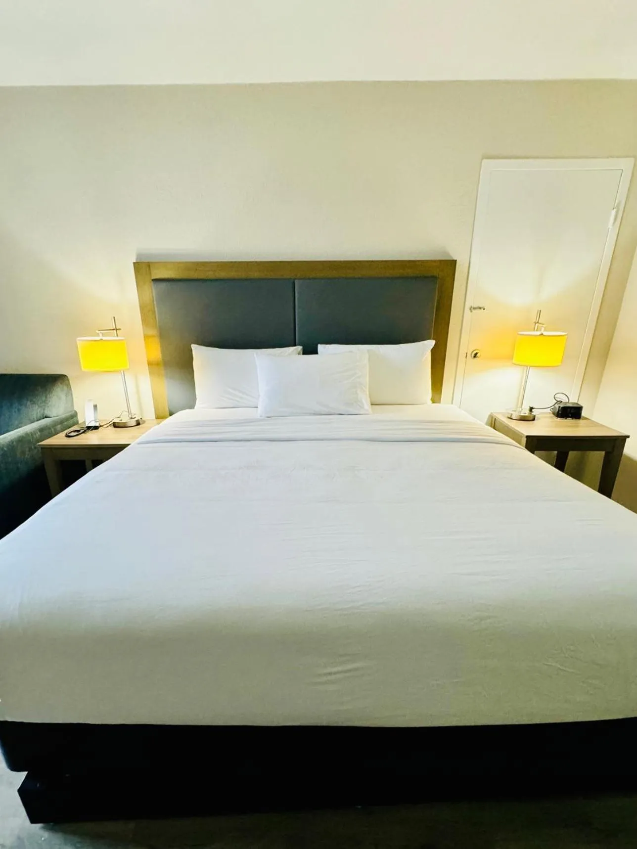 Bed in Silver Beach Hotel