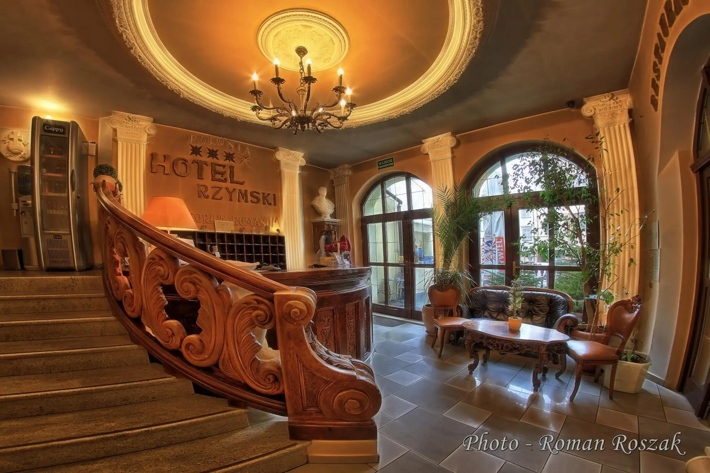 Lobby or reception in Hotel Polonia