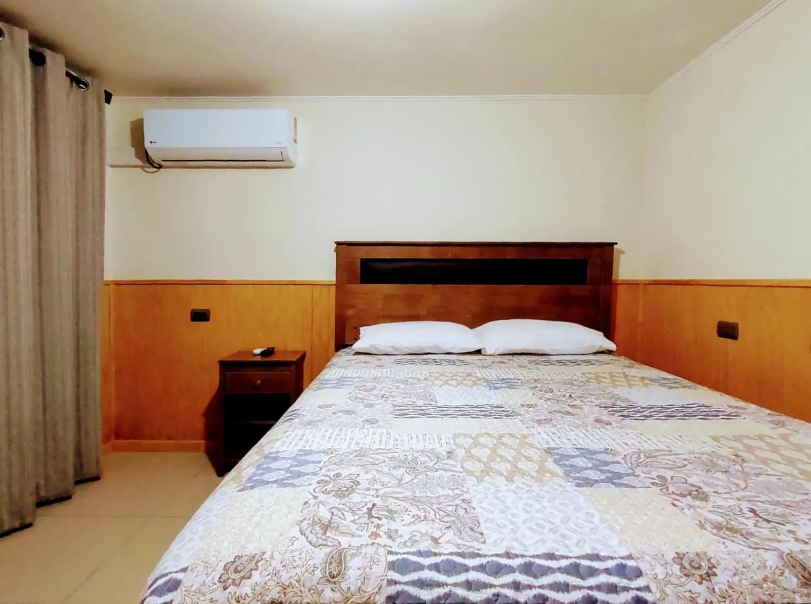 air conditioner, Bed in Cabañas altos de Mirasol