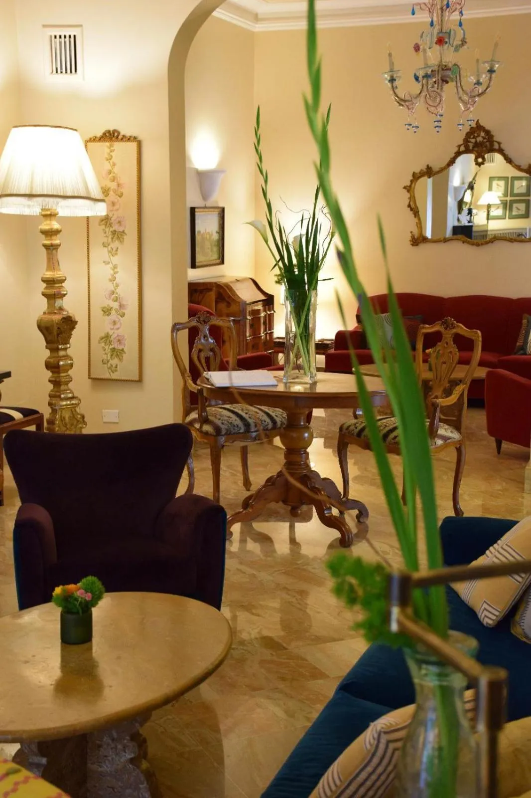 Living room in Hotel Lancelot