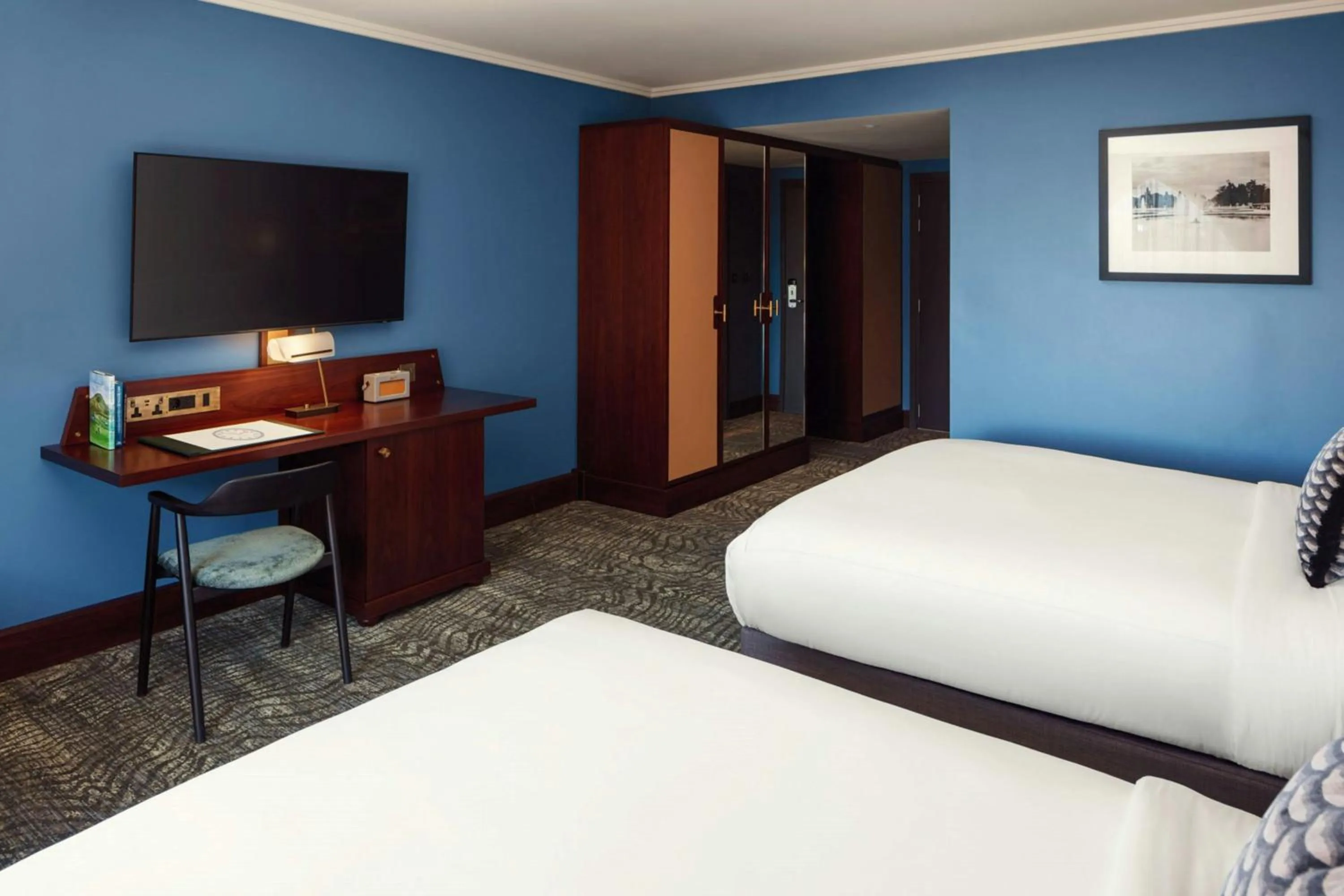 Photo of the whole room, Bed in St Pancras London, Autograph Collection