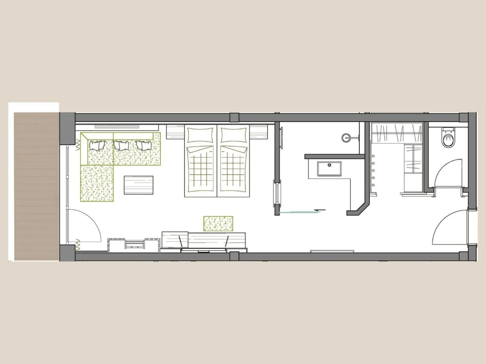 Floor plan in Natur- & Wellnesshotel Brunner Hof