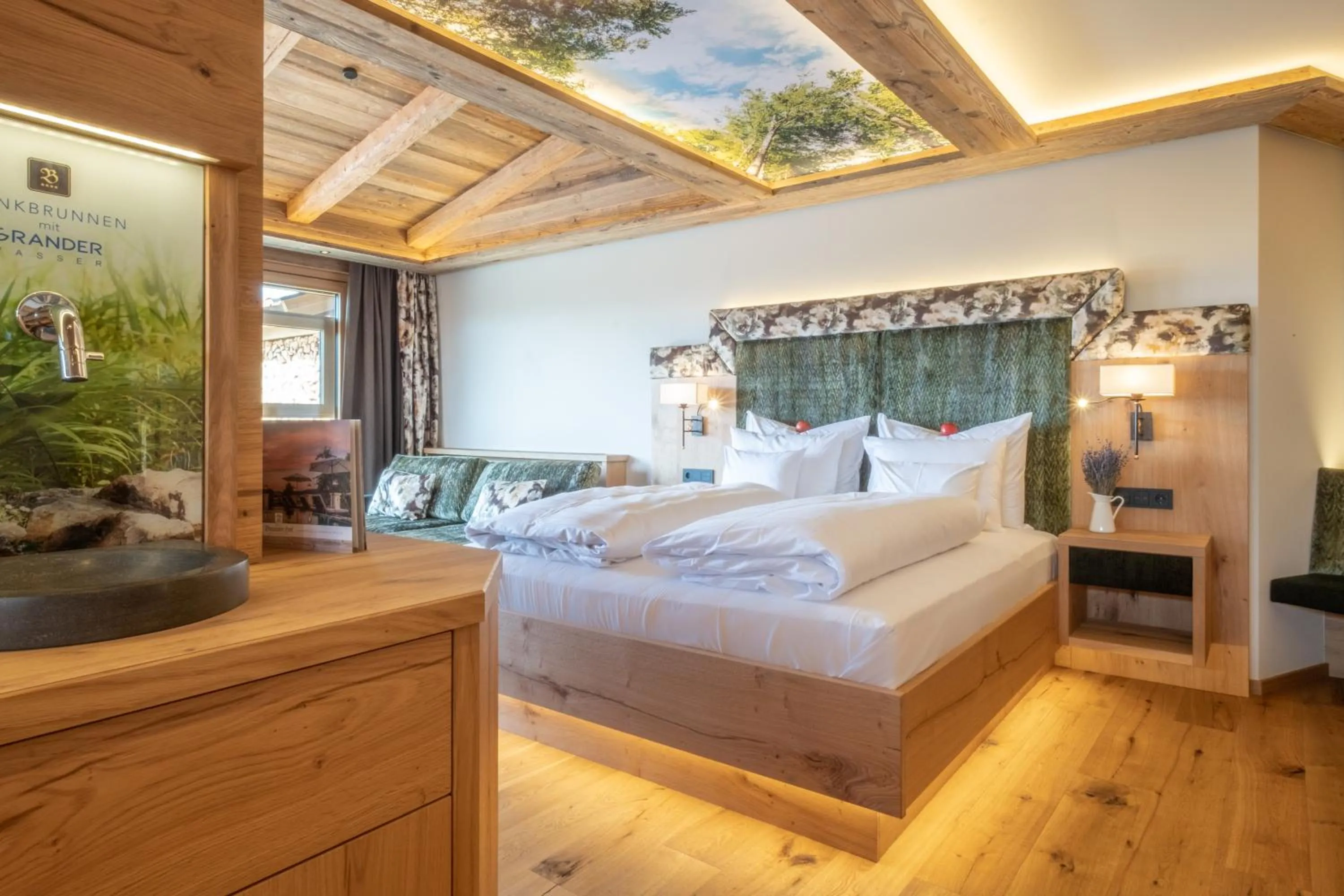 Photo of the whole room, Bed in Natur- & Wellnesshotel Brunner Hof