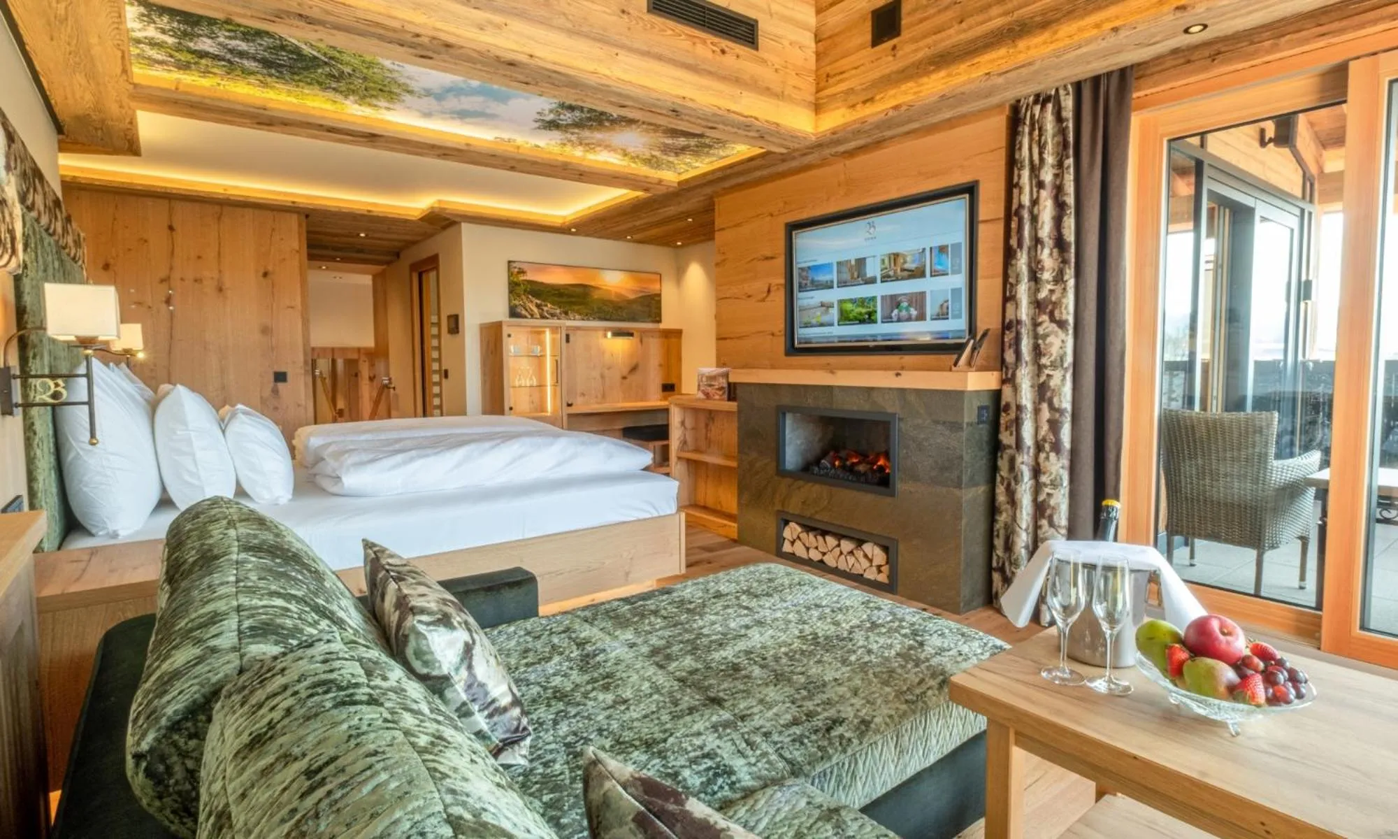 Photo of the whole room, Bed in Natur- & Wellnesshotel Brunner Hof